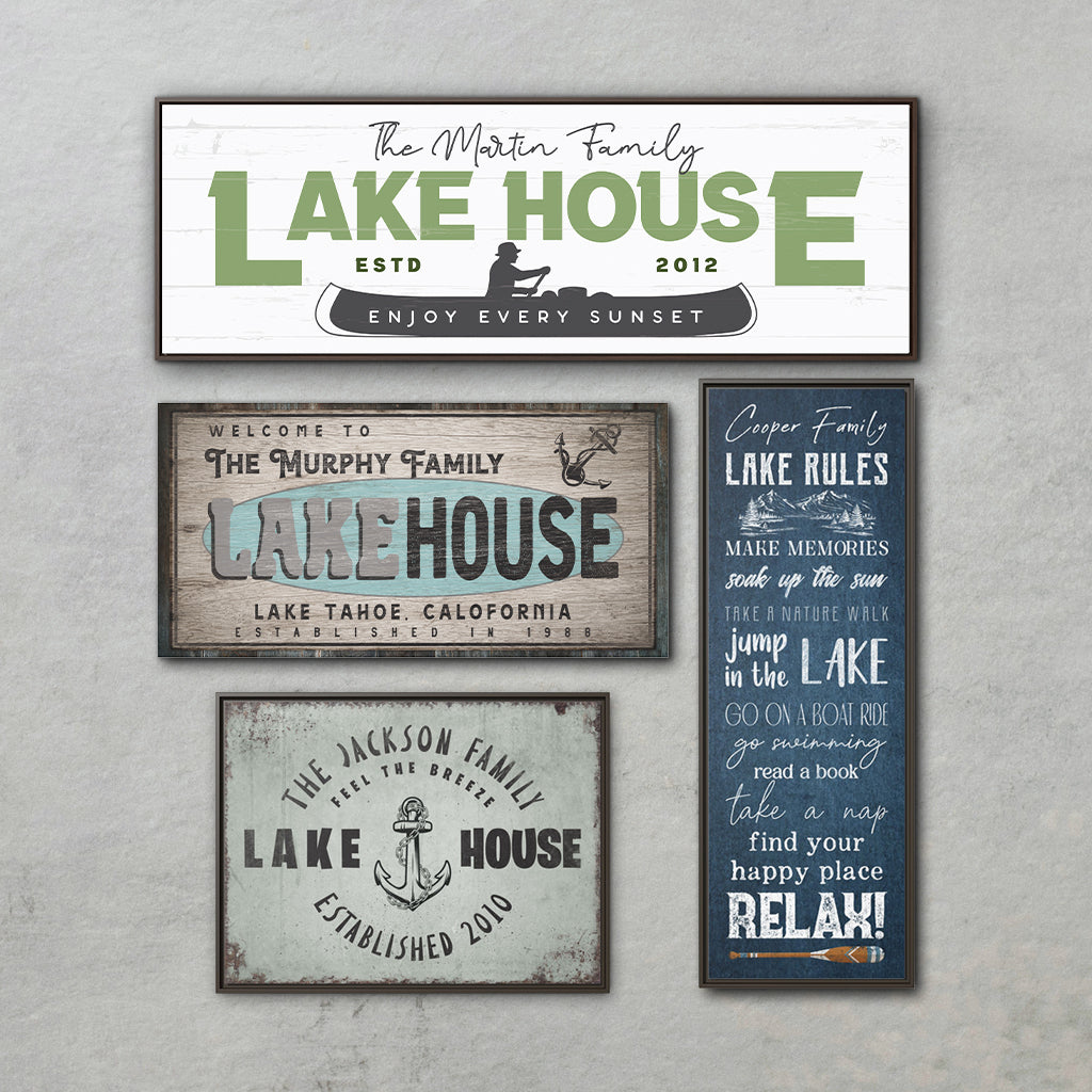 Lake House Signs