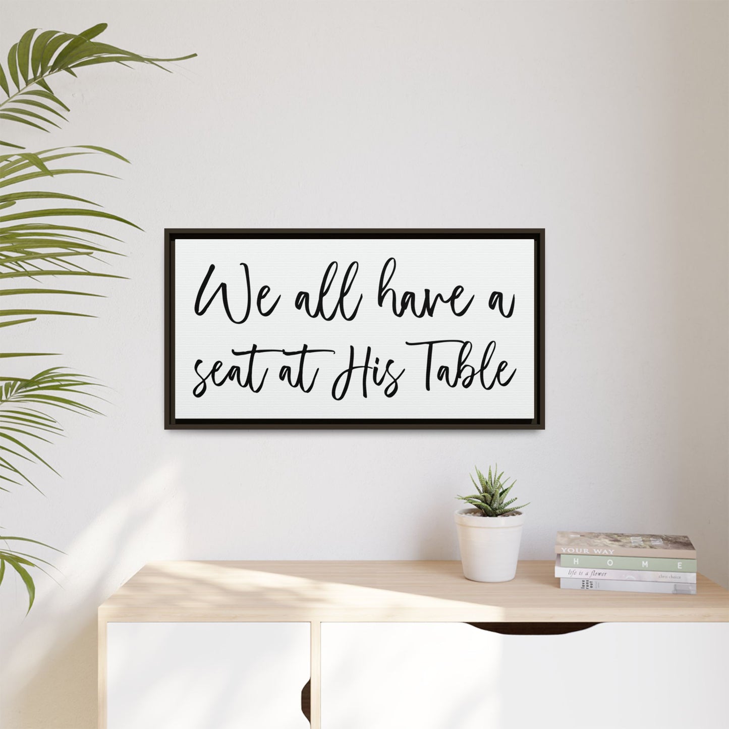 Personalized Dining Room Signs | Custom Farmhouse Dining Room Wall Decor | Bible Verse Wall Art | Housewarming Gift | Wooden Framed Letters and Names