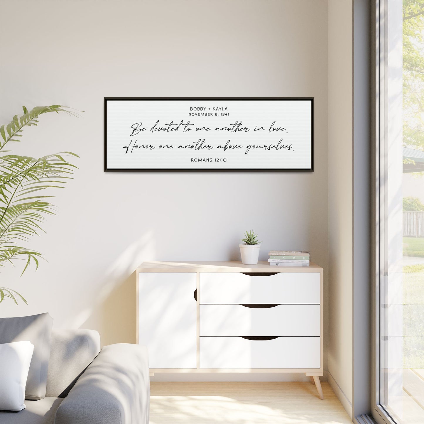 Personalized Master Bedroom Signs - Custom Wedding & Bedroom Wall Art, Couple, In Memory Of Signs, Love Quotes, Anniversary Gifts, His & Hers Décor, Monogram Art, Housewarming & Valentine’s Gifts