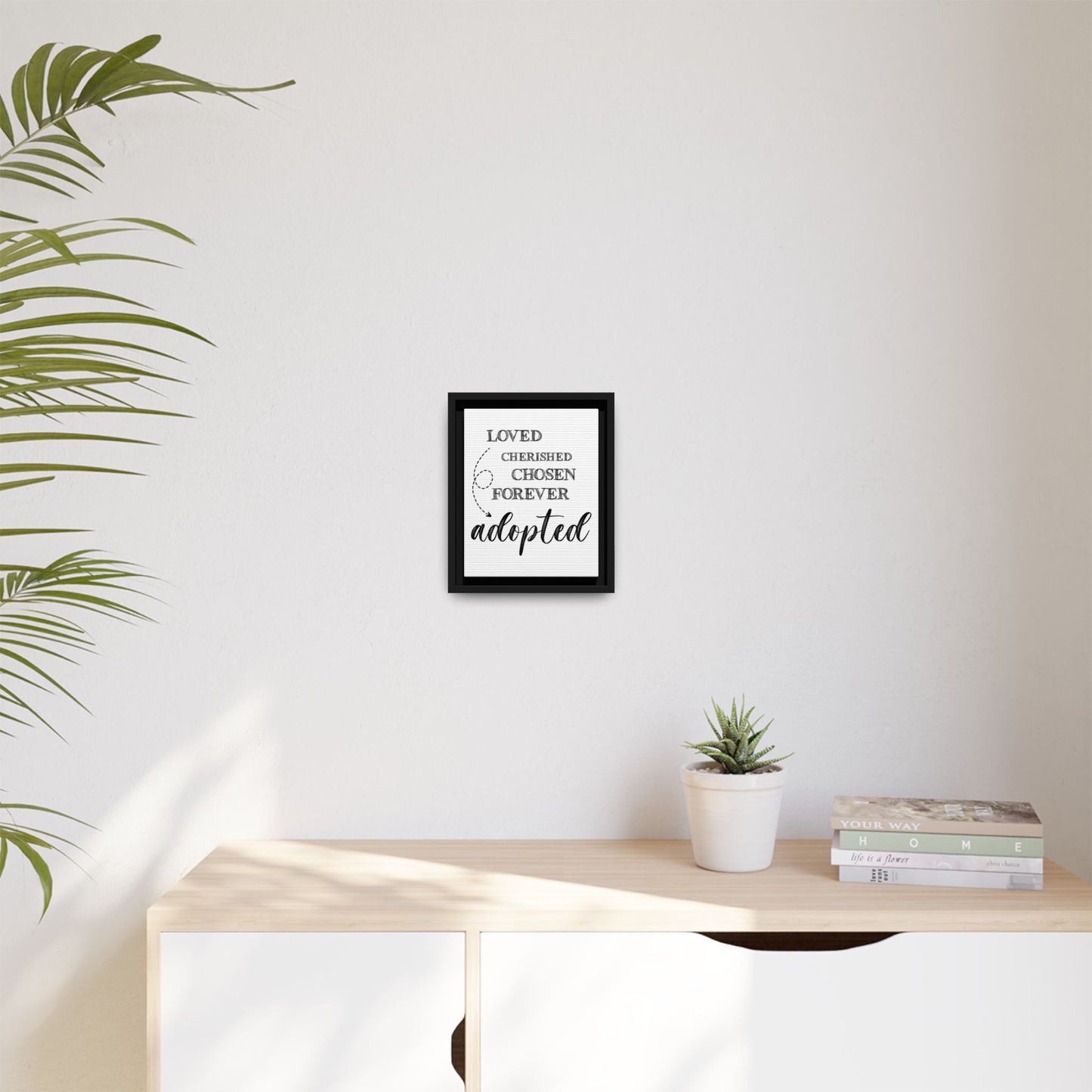 Custom Adoption Day Sign - Personalized Adoption Day Sign - Meaningful Gift for Parents - Inspirational Adoption Wall Art