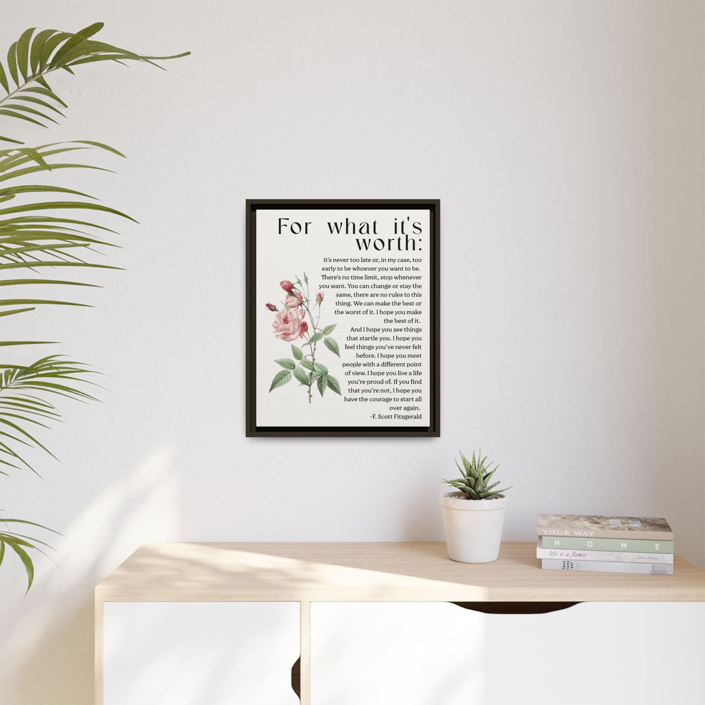 Custom Bedroom Quote Wall Art - Personalized Inspirational Bedroom Wall Decor | Bedroom Quote Print | Motivational Wall Quote Art for Home