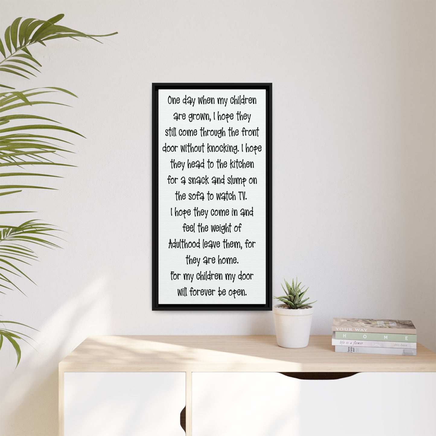 Personalized Mothers Day Sign - Names and Birth Month – Custom Wall Art for Mom, Grandma, Nana, or Mimi – Unique Gift from Children to Mom