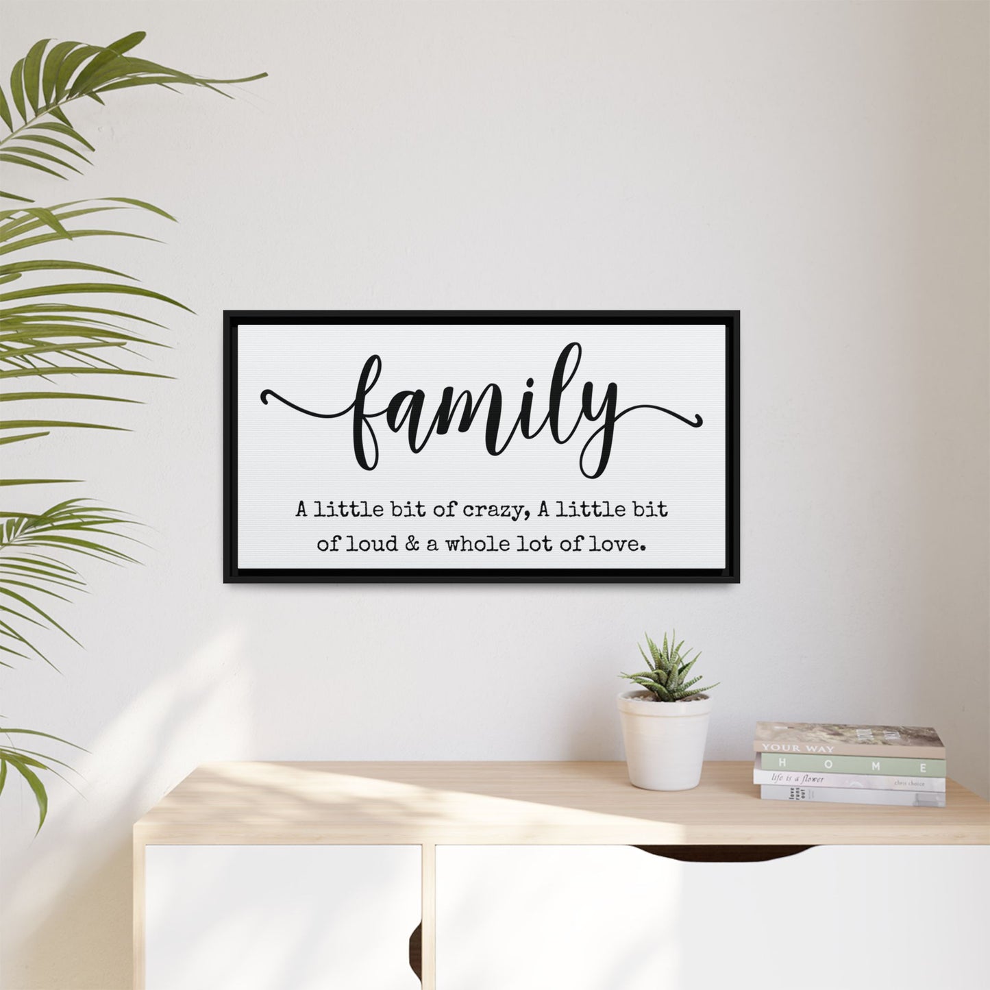 Personalized Family Last Name Sign - Custom Wooden Framed Family Last Name Sign for Wall Decor, Farmhouse, Wedding Gift, Anniversary Present, Home Decor