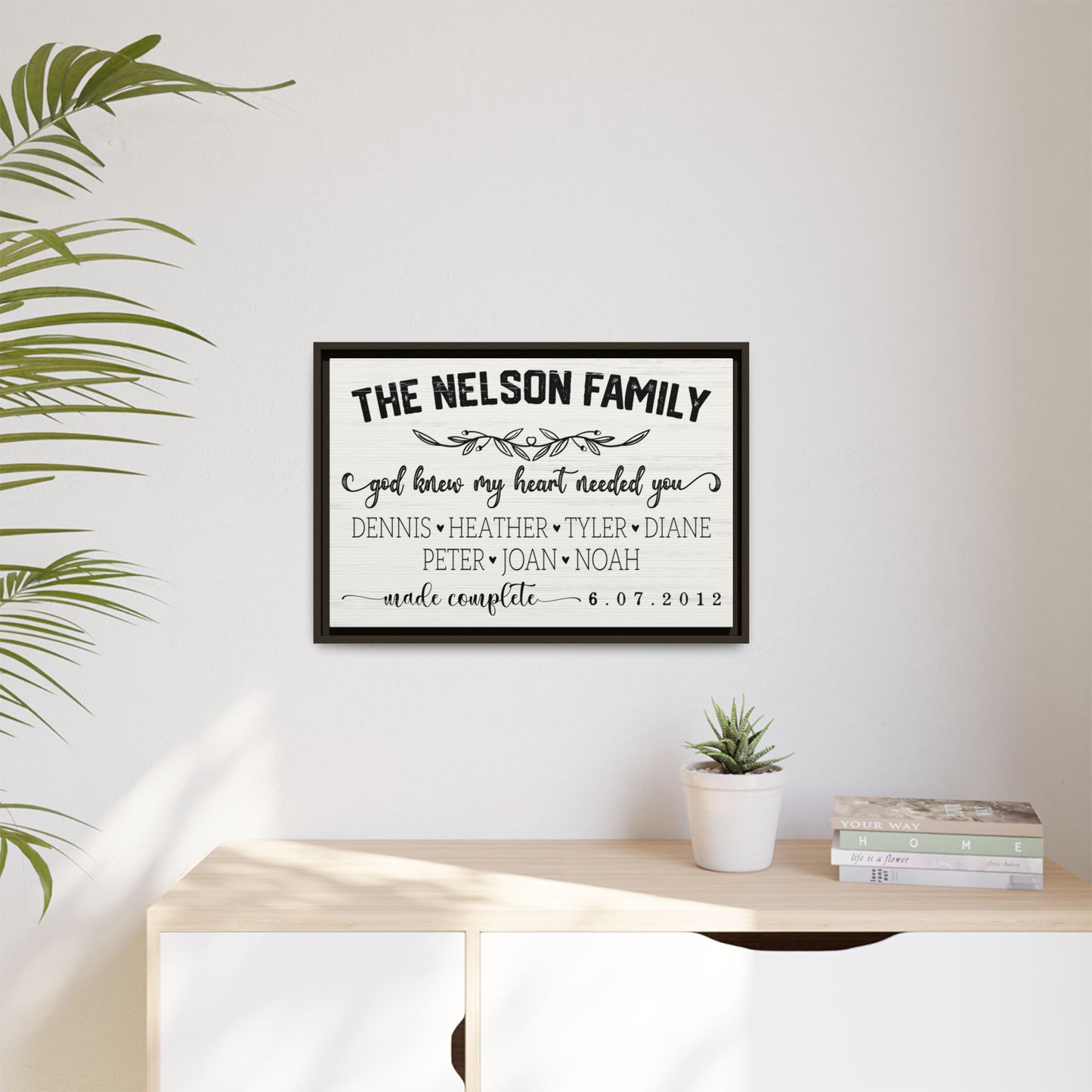 Personalized Adoption Day Sign - Custom Newly Adopted Child Wall Art - Adoption Keepsake Décor - Family Adoption Gift for Gotcha Day