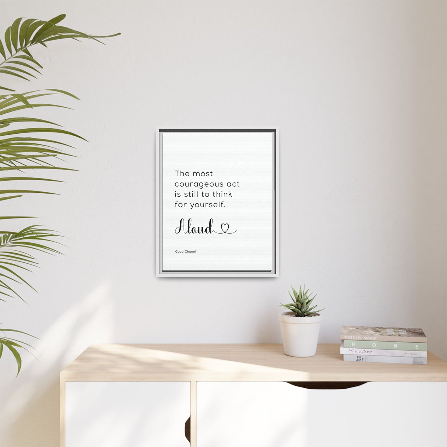 Personalized Bedroom Quote Wall Art - Custom Bedroom Motivational Quote - Fashion Wall Decor, Empowerment and Positive Affirmations
