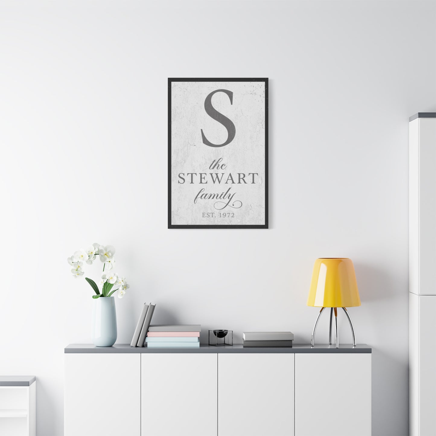 Personalized Monogram Family Last Name Sign - Custom Monogram Family Last Name Sign - Home Decor Gift for Weddings, Anniversaries, Vacation Homes, Pet Lovers