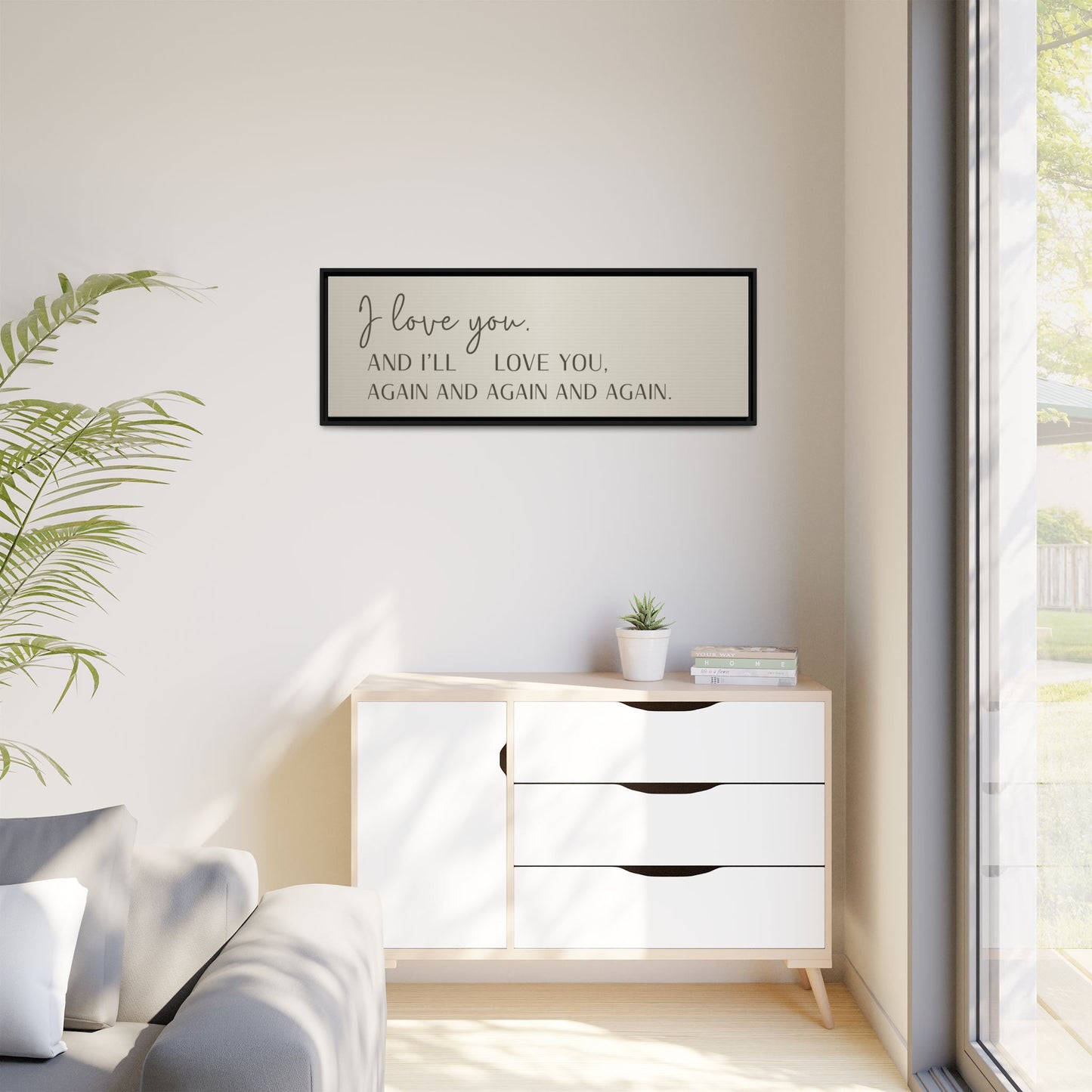 Custom Bedroom Quote Wall Art | Personalized Motivational Bedroom Wall Quote | Vintage Style Inspirational & Literary Wall Art | Gift for Birthday