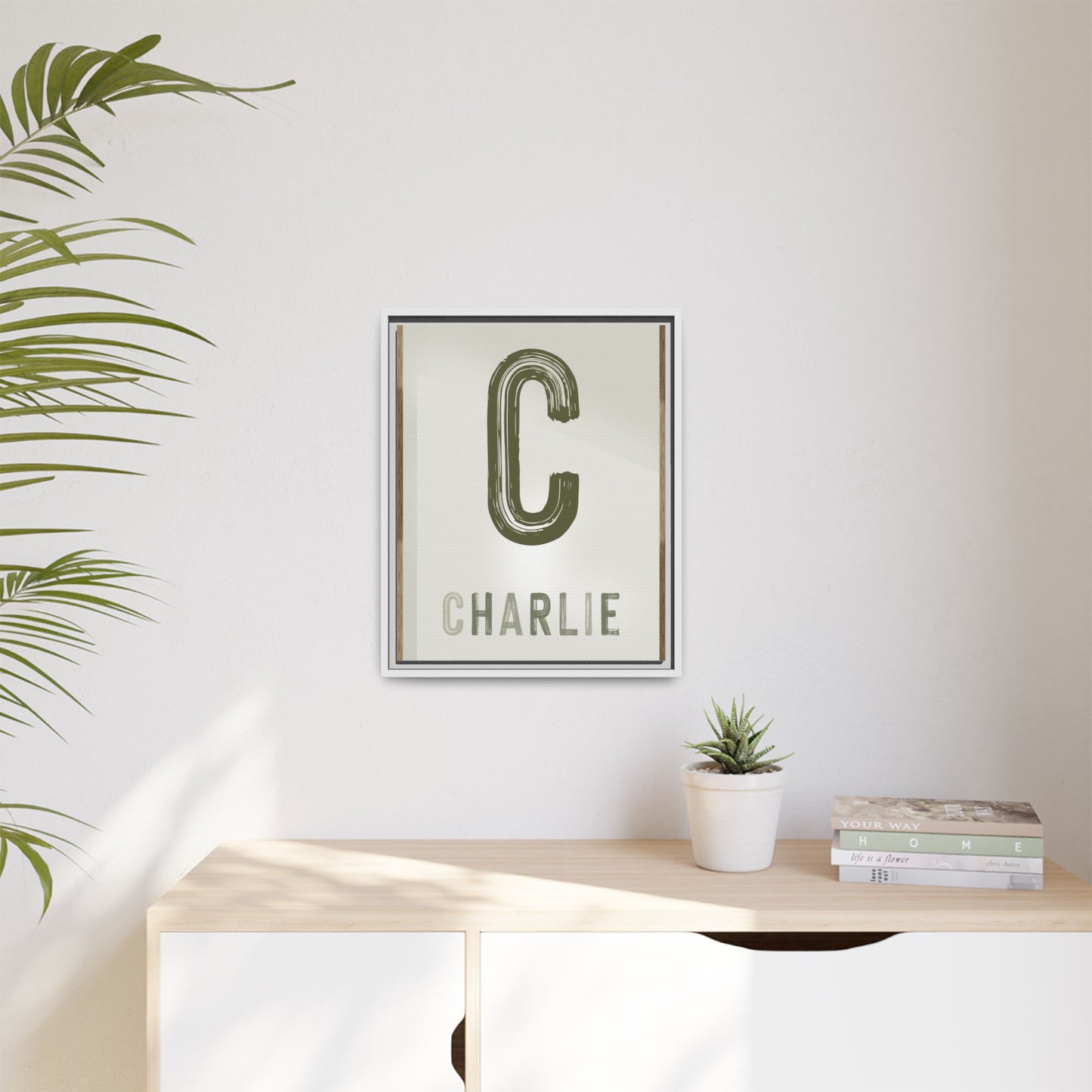 Personalized Monogrammed Wall Art - Custom Name Sign, Children’s Room Door Sign, Nursery Wall Décor, Birth Gift, Custom Letter Prints for Kids, Baby Shower Gift, Initial Name Print