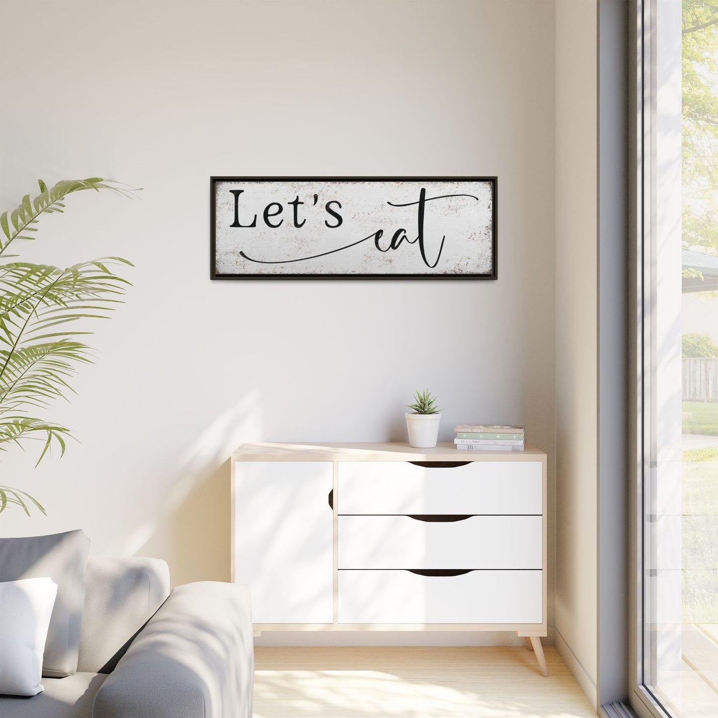 Custom Dining Room Sign | Personalized Dining Room Wall Decor | Inspirational Bible Verse | Dining Wall Art | Housewarming Gift | Christian Quotes