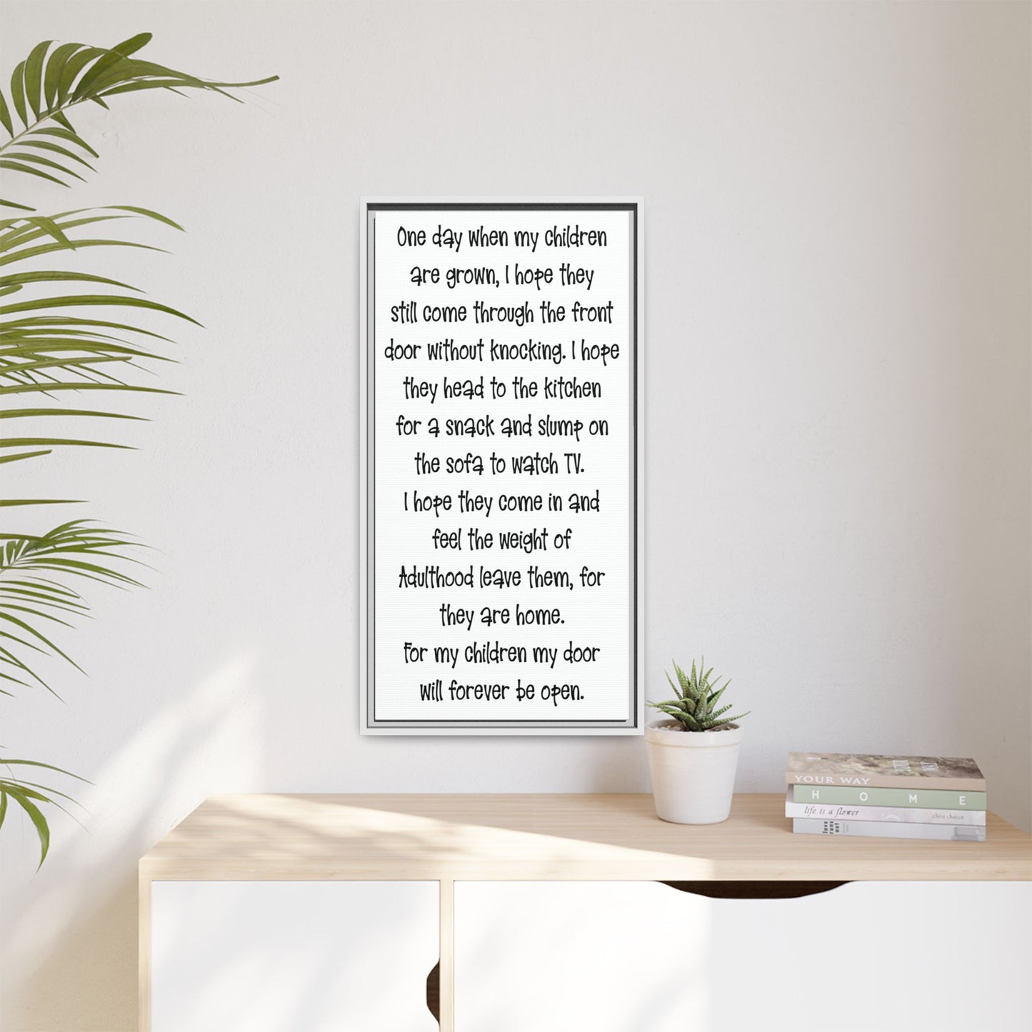 Personalized Mothers Day Sign - Names and Birth Month – Custom Wall Art for Mom, Grandma, Nana, or Mimi – Unique Gift from Children to Mom