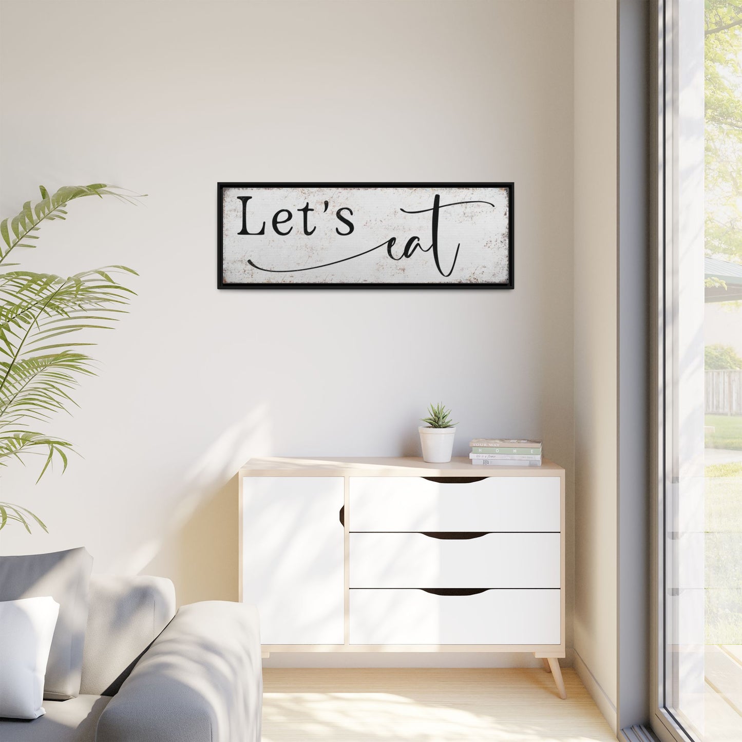 Custom Dining Room Sign | Personalized Dining Room Wall Decor | Inspirational Bible Verse | Dining Wall Art | Housewarming Gift | Christian Quotes