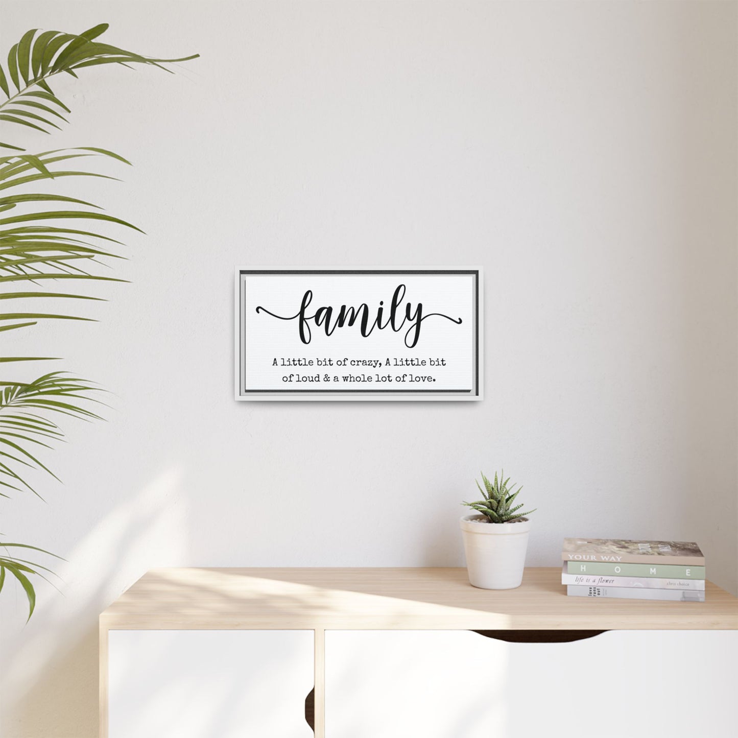 Personalized Family Last Name Sign - Custom Wooden Framed Family Last Name Sign for Wall Decor, Farmhouse, Wedding Gift, Anniversary Present, Home Decor