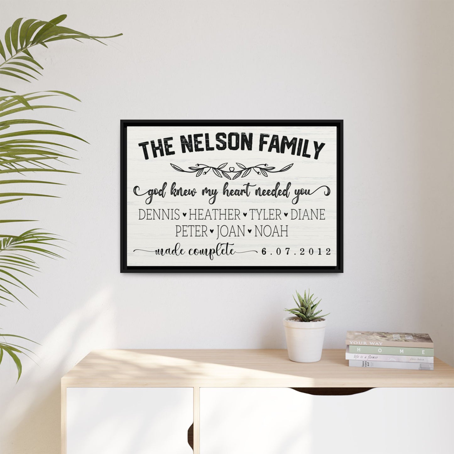 Personalized Adoption Day Sign - Custom Newly Adopted Child Wall Art - Adoption Keepsake Décor - Family Adoption Gift for Gotcha Day