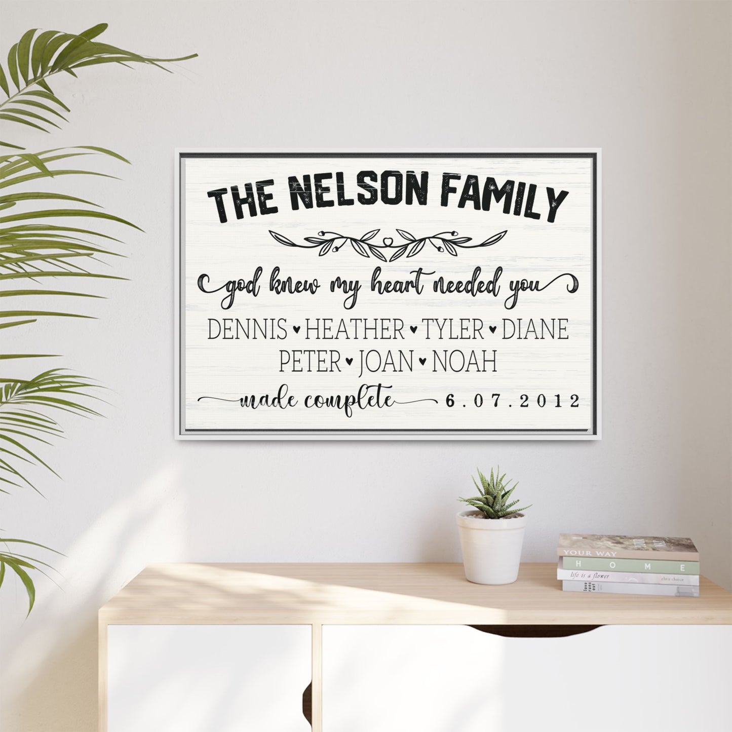 Personalized Adoption Day Sign - Custom Newly Adopted Child Wall Art - Adoption Keepsake Décor - Family Adoption Gift for Gotcha Day