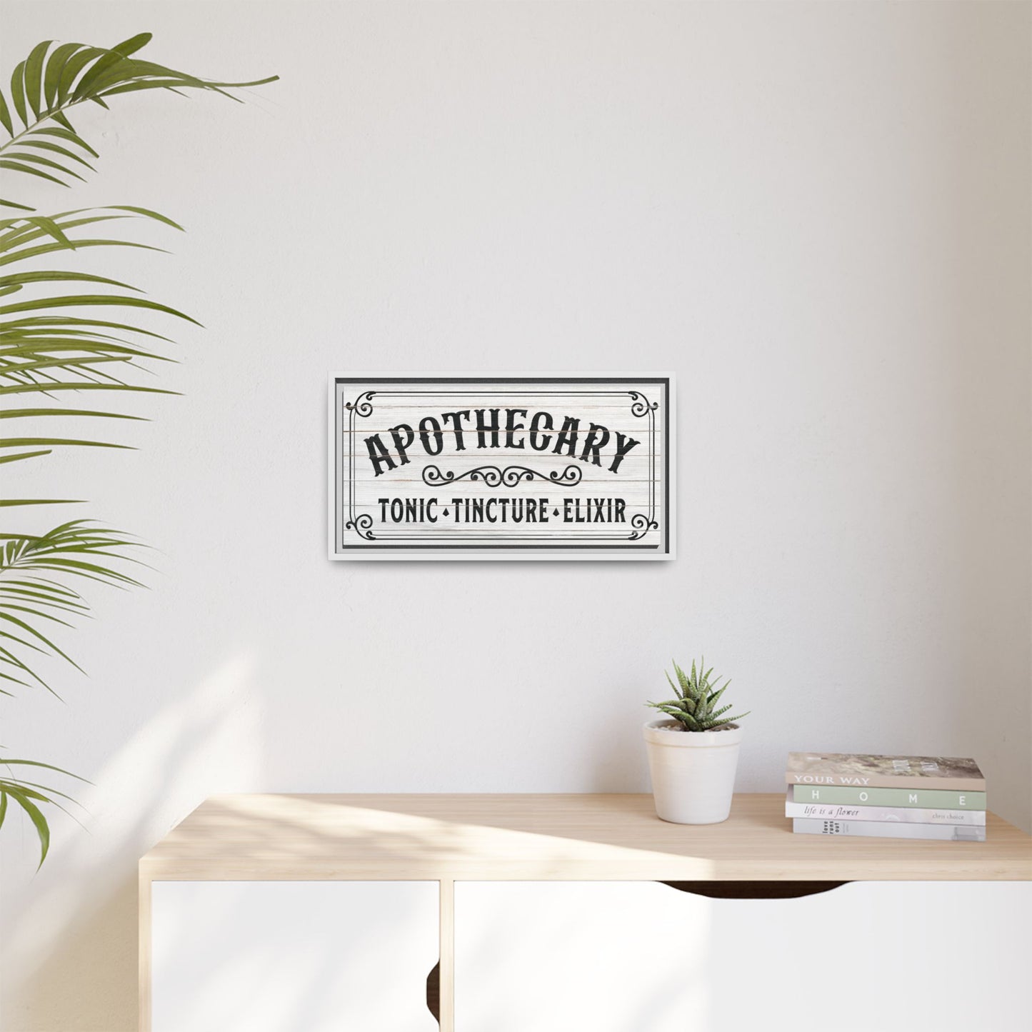 Personalized Apothecary Sign – Custom Vintage Halloween Wall Art, Witchy Gothic Decor, Spooky Tonic Elixir Tincture Sign for Apothecary Shop, Kitchen or Party – Witchcraft Halloween Decor