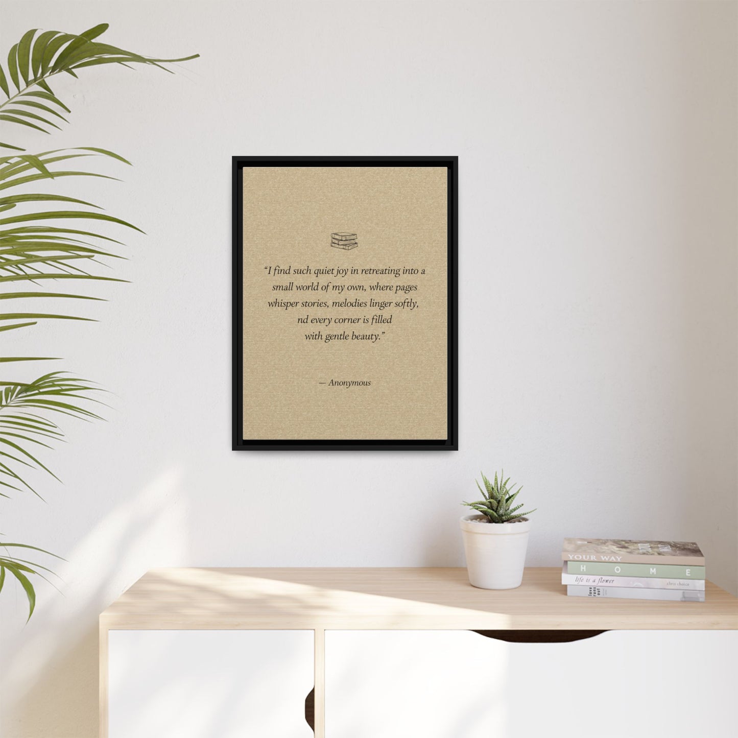 Custom Bedroom Quote Wall Art | Personalized Famous and Inspirational Quote for Bedroom Wall | Literary & Poetry Art | Neutral Home Decor, Gifts for Her, Multiple Sizes & Colors