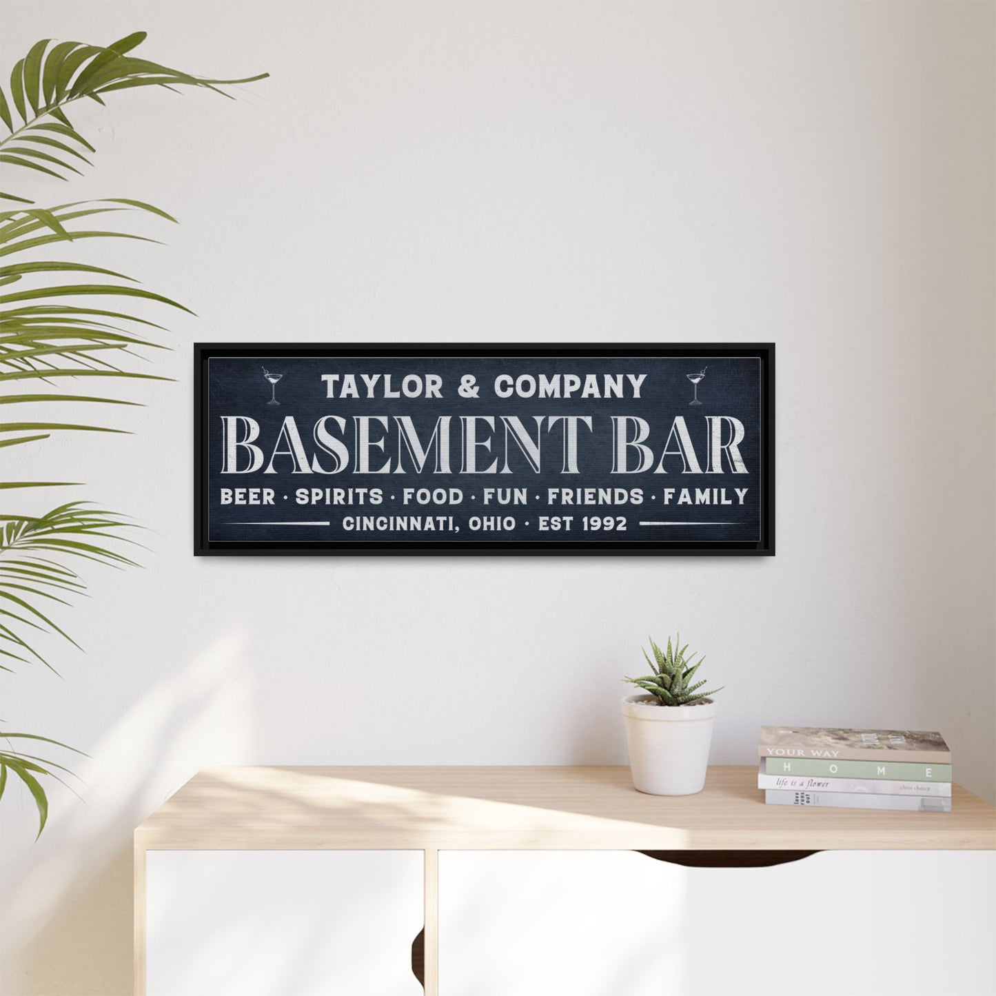 Personalized Bar Sign | Custom Wooden Signs for Basement Bars, Man Caves, Pub Decor & Home Bar Wall Art | Rustic Home Decor Gifts, Personalized Wooden Signs for Guy Gifts & Cabin, Pub, and Home Bar Spaces