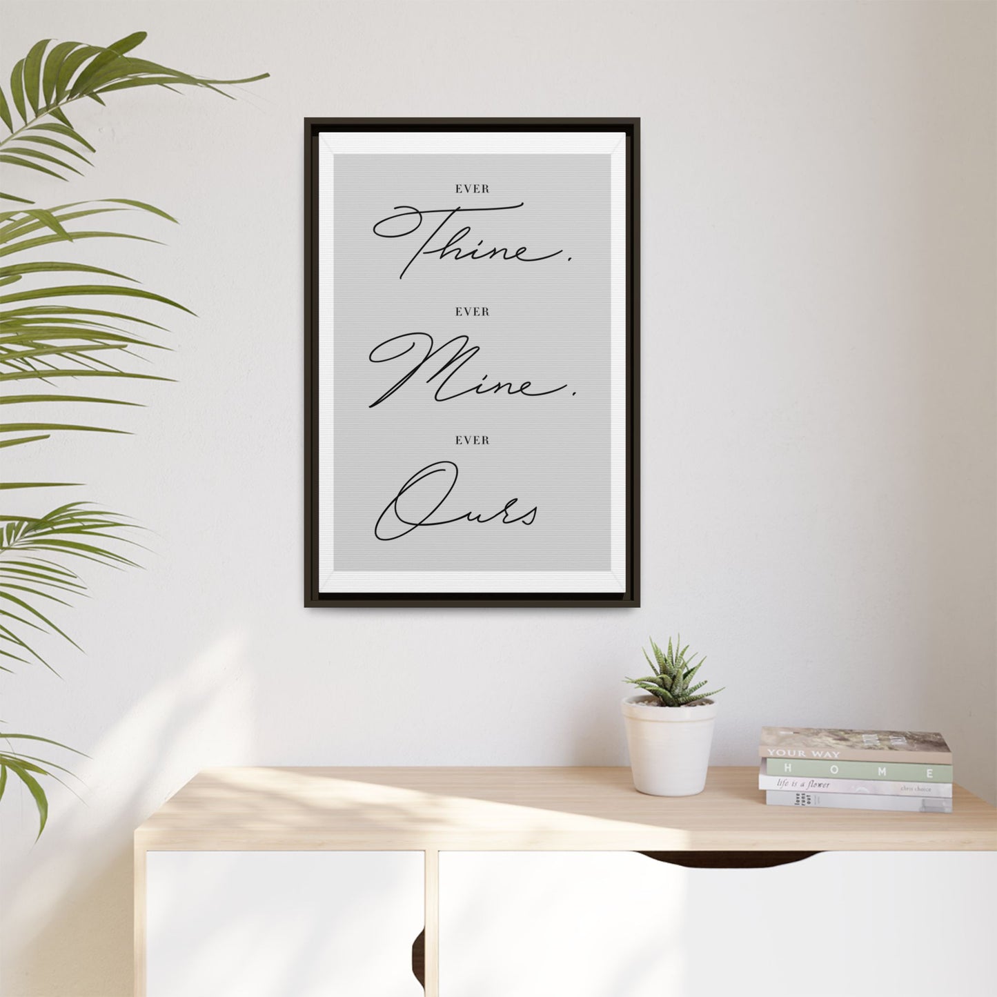 Custom Bedroom Quote Wall Art - Personalized Romantic Quote - Love Typography - Gift for Wedding, Bedroom, Home Decor, and Anniversary