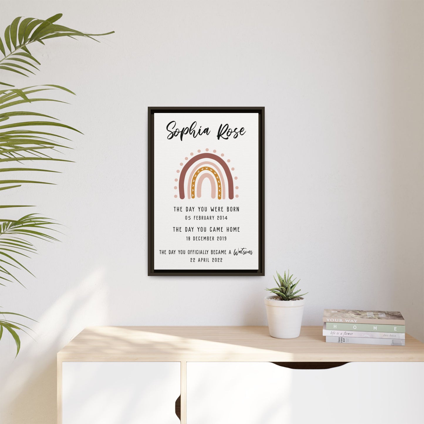 Personalized Adoption Day Sign – Custom Foster Care Adoption Sign, Adoption Sign Today, Christian Adoption, Blended Families, Gotcha Day Gift, Adopted Sign, Adoption Announcement Wood Frame