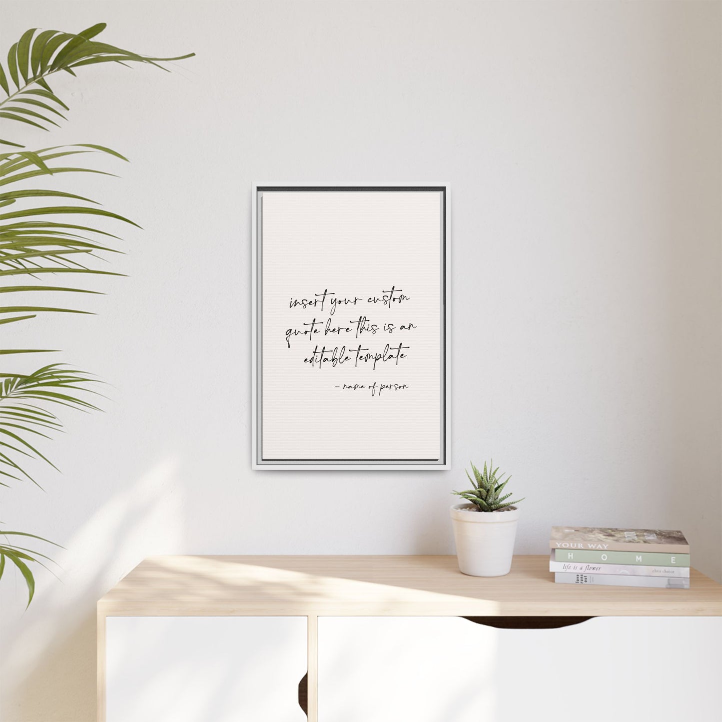 Personalized Bedroom Quote Wall Art - Custom Bedroom Wall Art Quote - Calligraphy Print - Modern Minimalist Wall Art - Gift for Home Décor