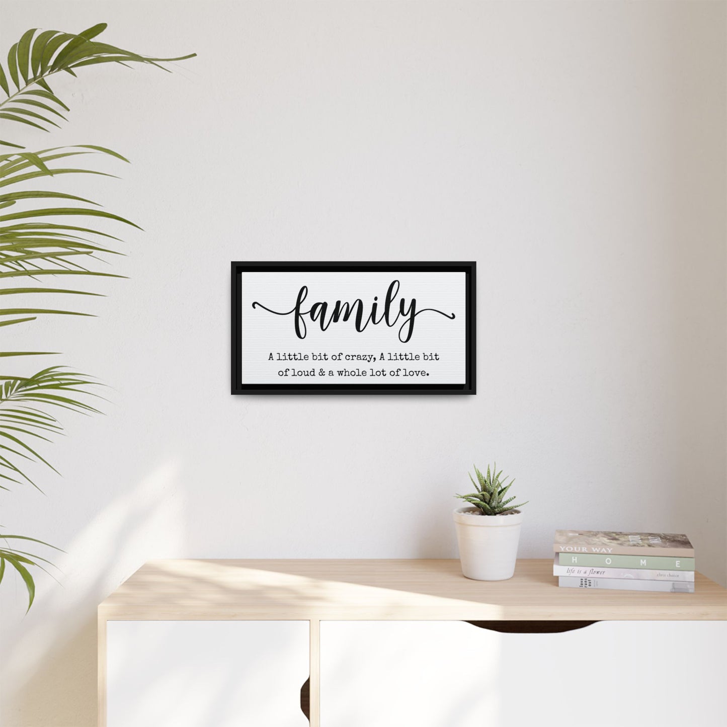 Personalized Family Last Name Sign - Custom Wooden Framed Family Last Name Sign for Wall Decor, Farmhouse, Wedding Gift, Anniversary Present, Home Decor