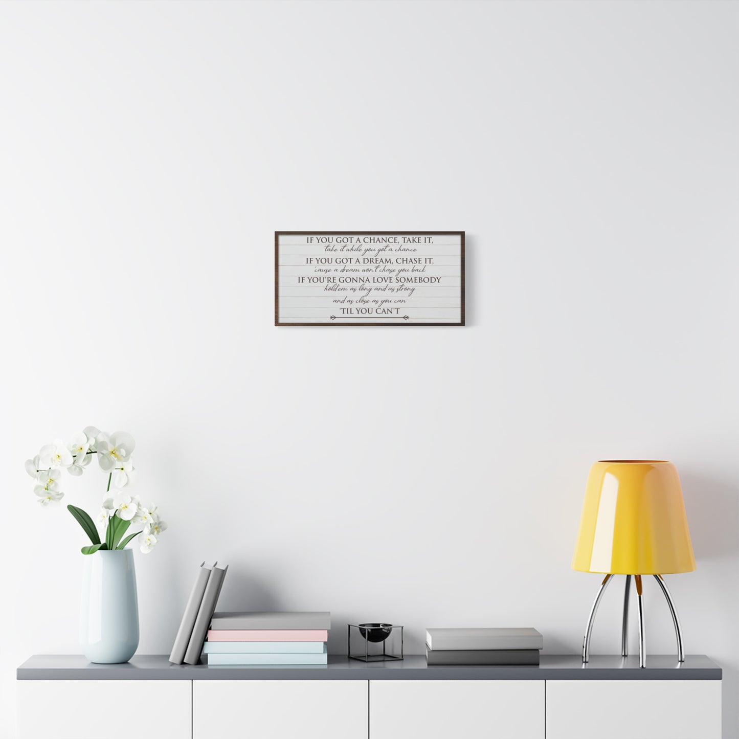 Custom Bedroom Quote Wall Art - Personalized Inspirational & Motivational Typography for Bedroom Wall - Love and Nature-Inspired Canvas Décor for Bedrooms, Living Rooms