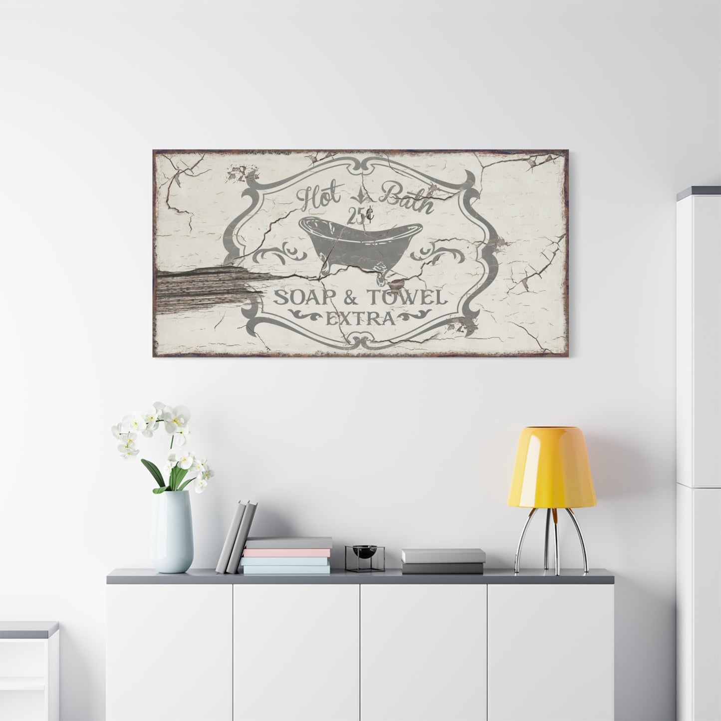 Personalized Bathroom Signs for Workplace & Home - Modern Farmhouse, Cottage Bathroom Decor with Custom Inspirational Quotes, Sayings - Bathroom Gift Ideas for Mom