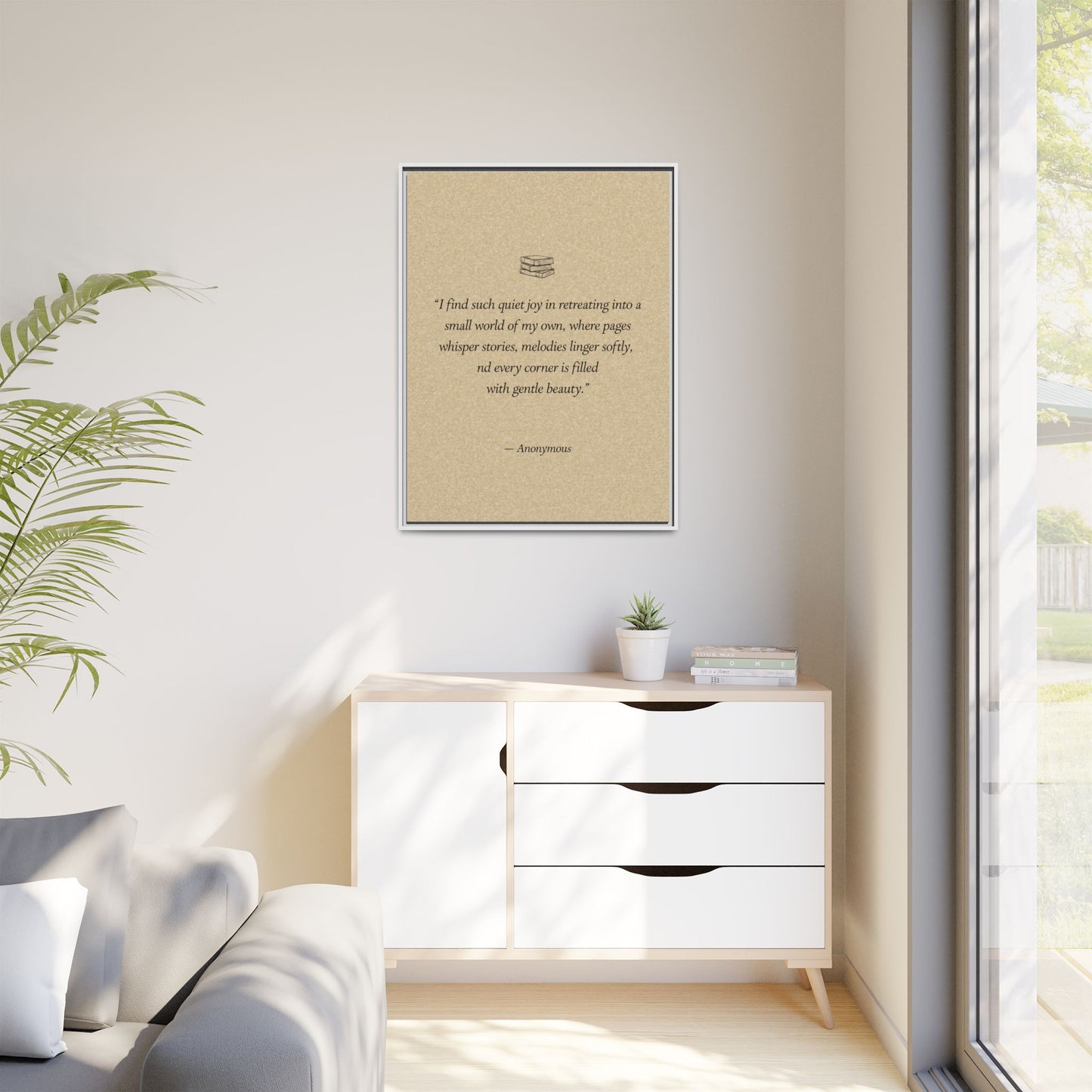 Custom Bedroom Quote Wall Art | Personalized Famous and Inspirational Quote for Bedroom Wall | Literary & Poetry Art | Neutral Home Decor, Gifts for Her, Multiple Sizes & Colors