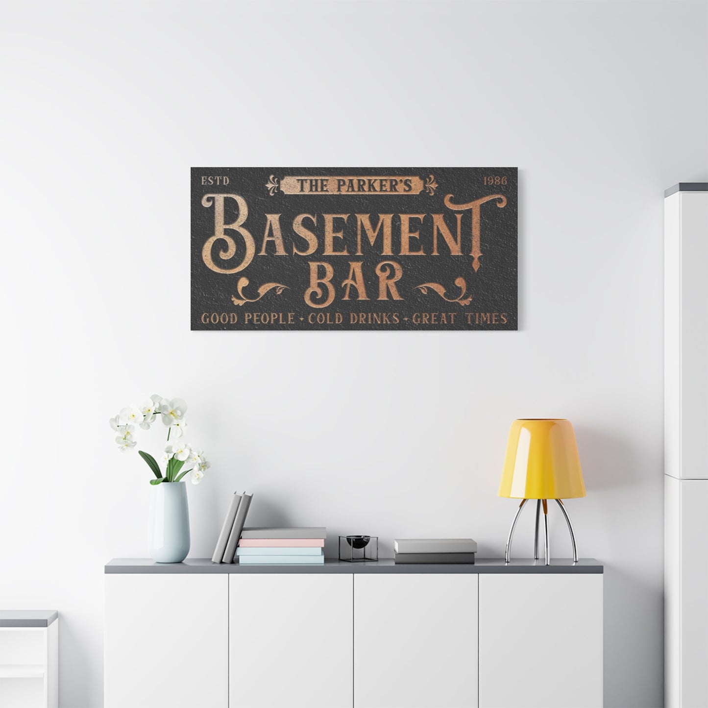Custom Basement Bar Sign, Personalized Man Cave Sign, Custom Wood Bar Signs, Vintage Pub Decor, Housewarming Gift, Personalized Family Bar, Basement Bar Wall Art, Personalized Lower Level Sign