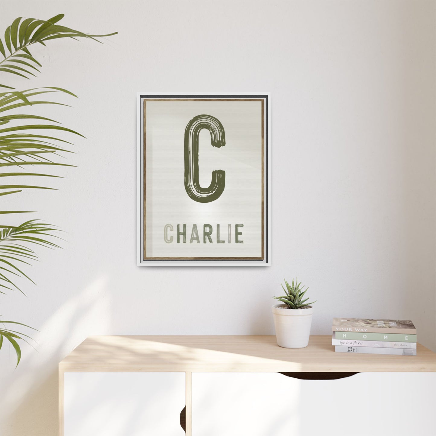 Personalized Monogrammed Wall Art - Custom Name Sign, Children’s Room Door Sign, Nursery Wall Décor, Birth Gift, Custom Letter Prints for Kids, Baby Shower Gift, Initial Name Print