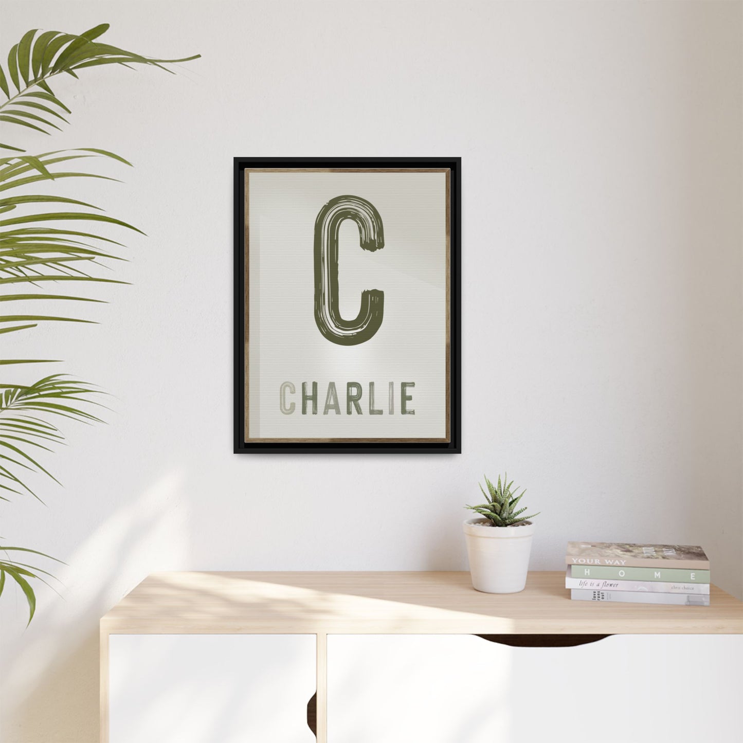 Personalized Monogrammed Wall Art - Custom Name Sign, Children’s Room Door Sign, Nursery Wall Décor, Birth Gift, Custom Letter Prints for Kids, Baby Shower Gift, Initial Name Print