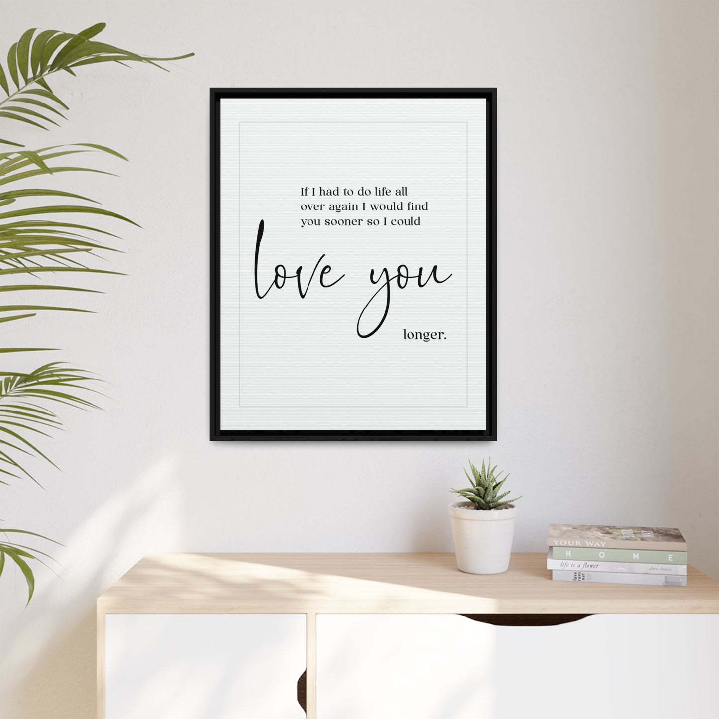 Personalized Bedroom Quote Wall Art - Custom Romantic Bedroom Quote Wall Art - Love Wall Art - Wedding & Newlywed Gift