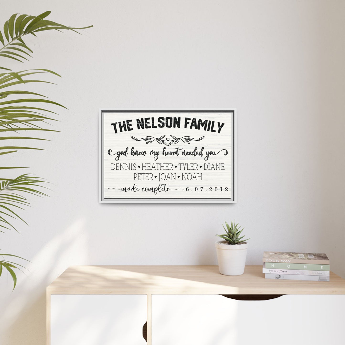 Personalized Adoption Day Sign - Custom Newly Adopted Child Wall Art - Adoption Keepsake Décor - Family Adoption Gift for Gotcha Day