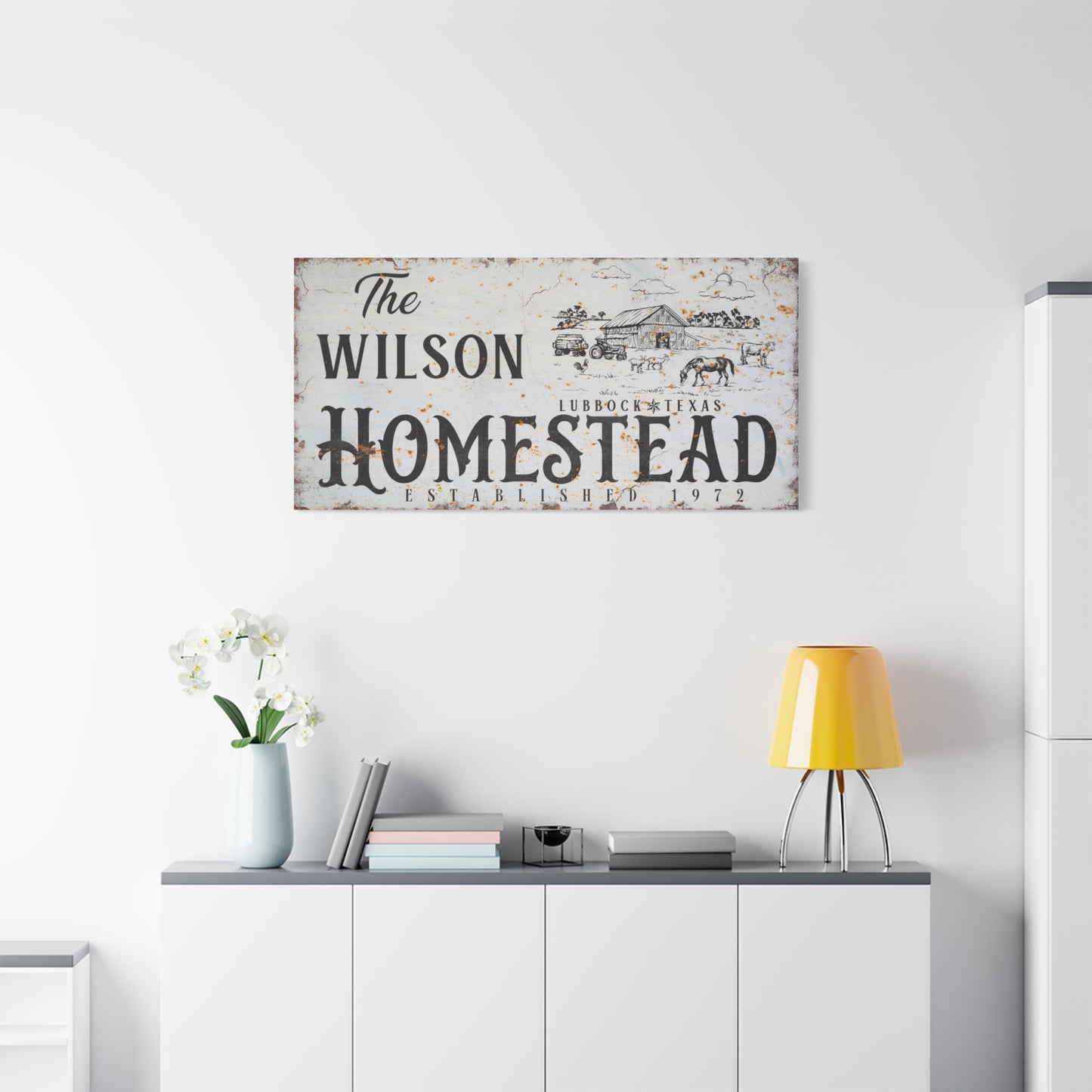 Prsonalized Homestead Signs, Custom Farm Logo, Rustic Homestead Designs, Farm Business Logo, Country Living Canvas