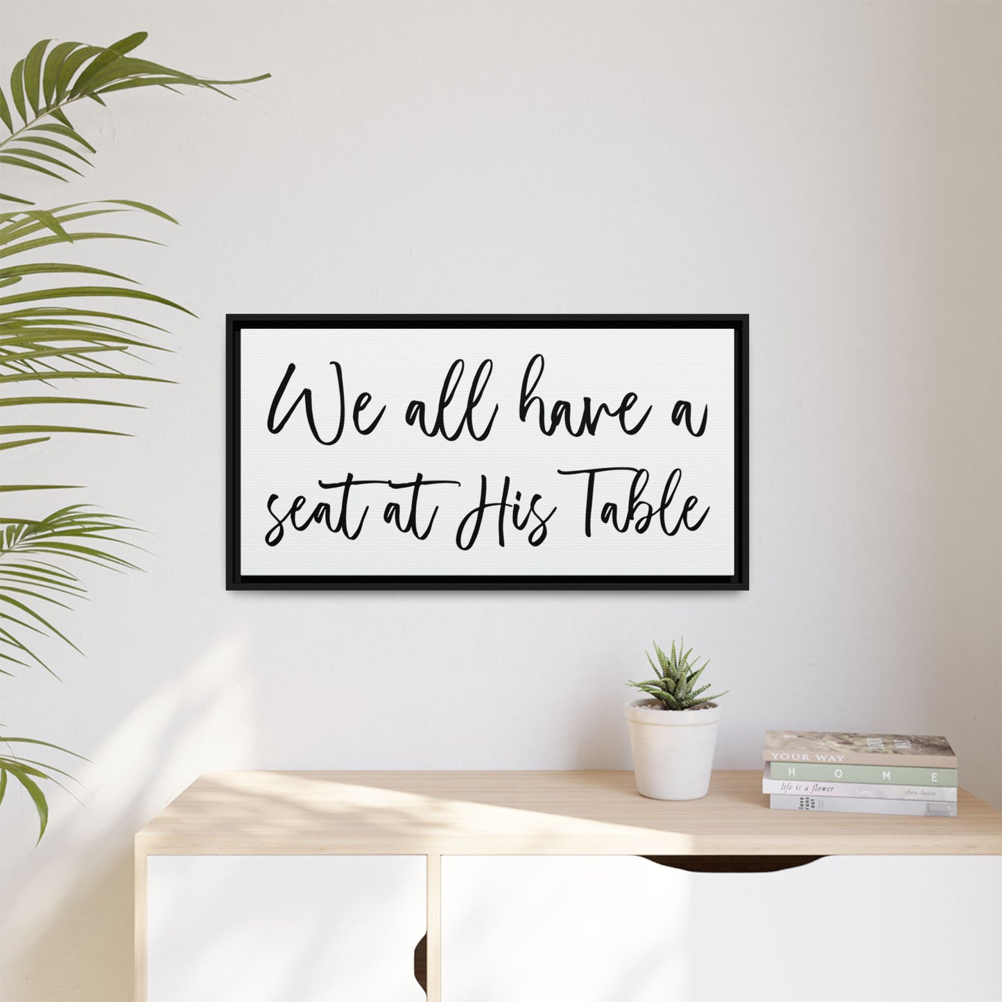 Personalized Dining Room Signs | Custom Farmhouse Dining Room Wall Decor | Bible Verse Wall Art | Housewarming Gift | Wooden Framed Letters and Names