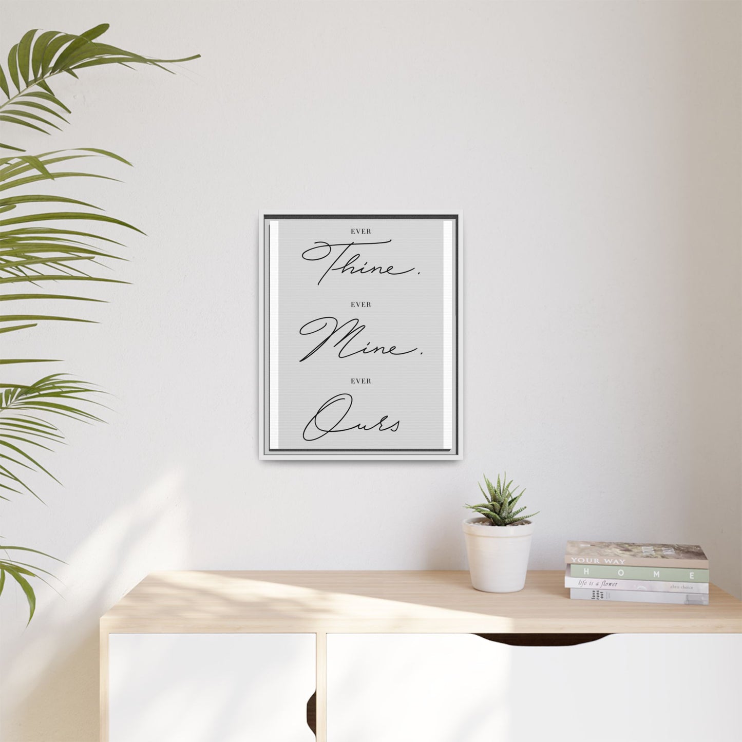 Custom Bedroom Quote Wall Art - Personalized Romantic Quote - Love Typography - Gift for Wedding, Bedroom, Home Decor, and Anniversary