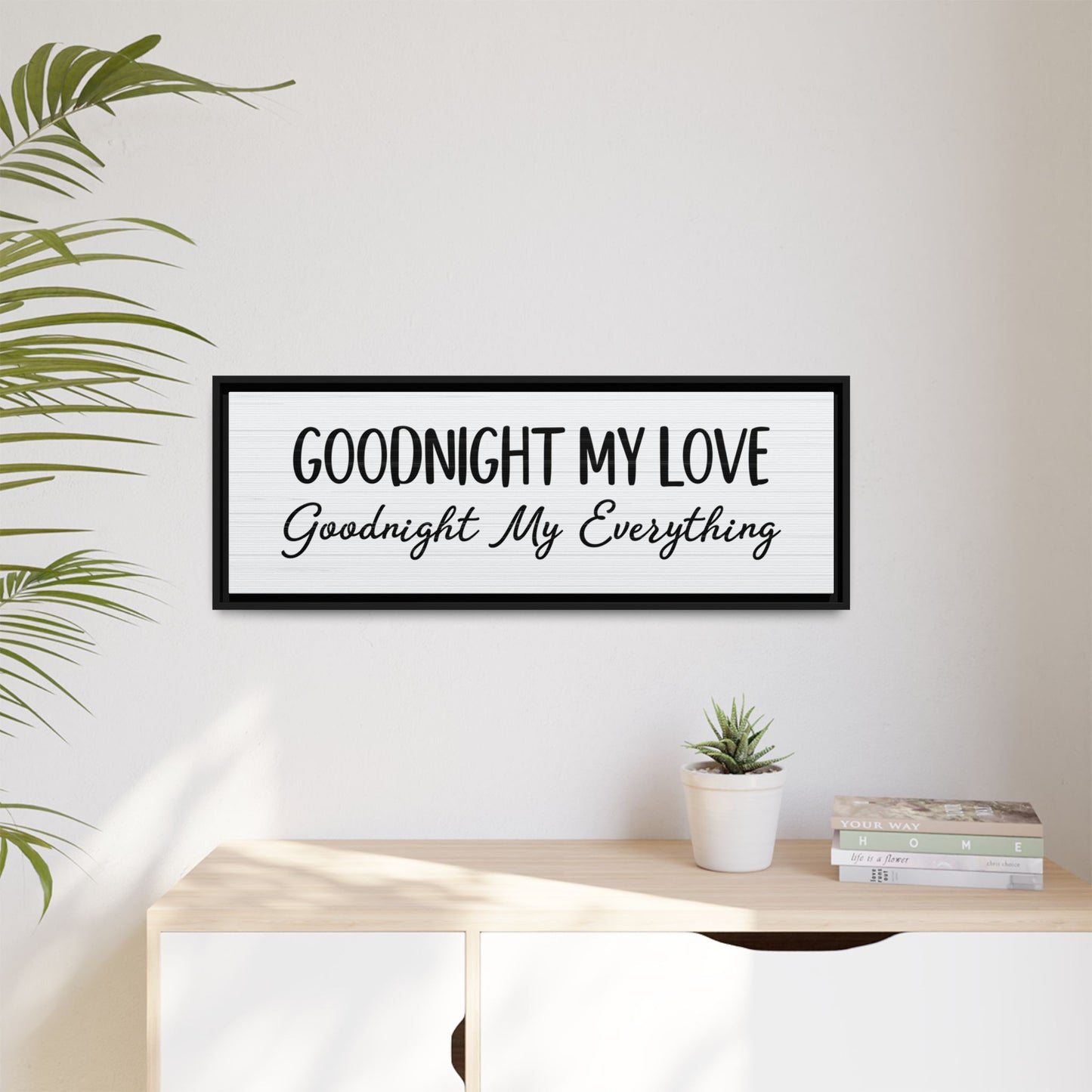 Personalized Goodnight Wood Sign - Custom Rustic Farmhouse Home Decor - Bedroom Wall Art - Sweet Home Sign - Bedroom Decor - Above Bed Sign - Rustic Wooden Sign for Bedroom