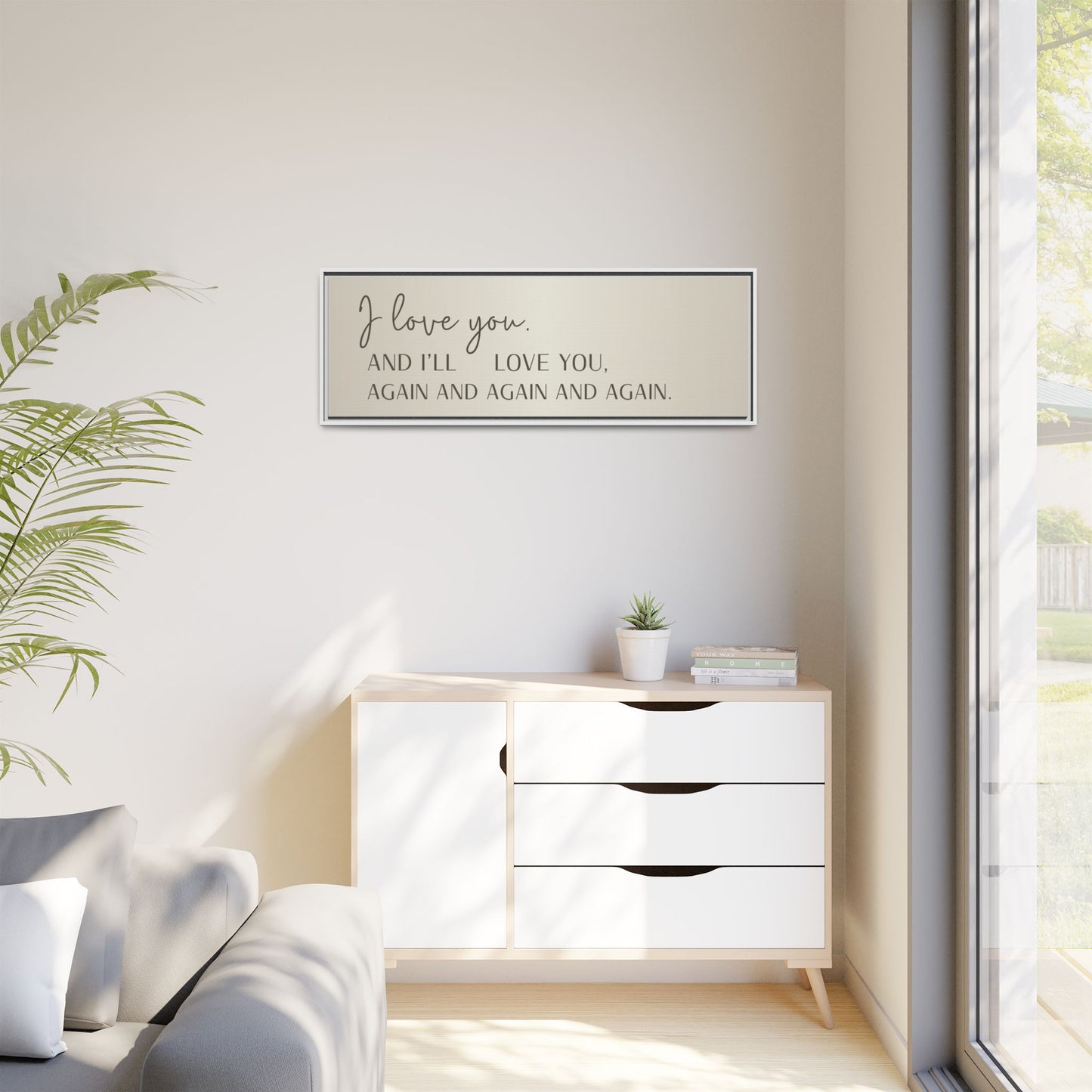 Custom Bedroom Quote Wall Art | Personalized Motivational Bedroom Wall Quote | Vintage Style Inspirational & Literary Wall Art | Gift for Birthday