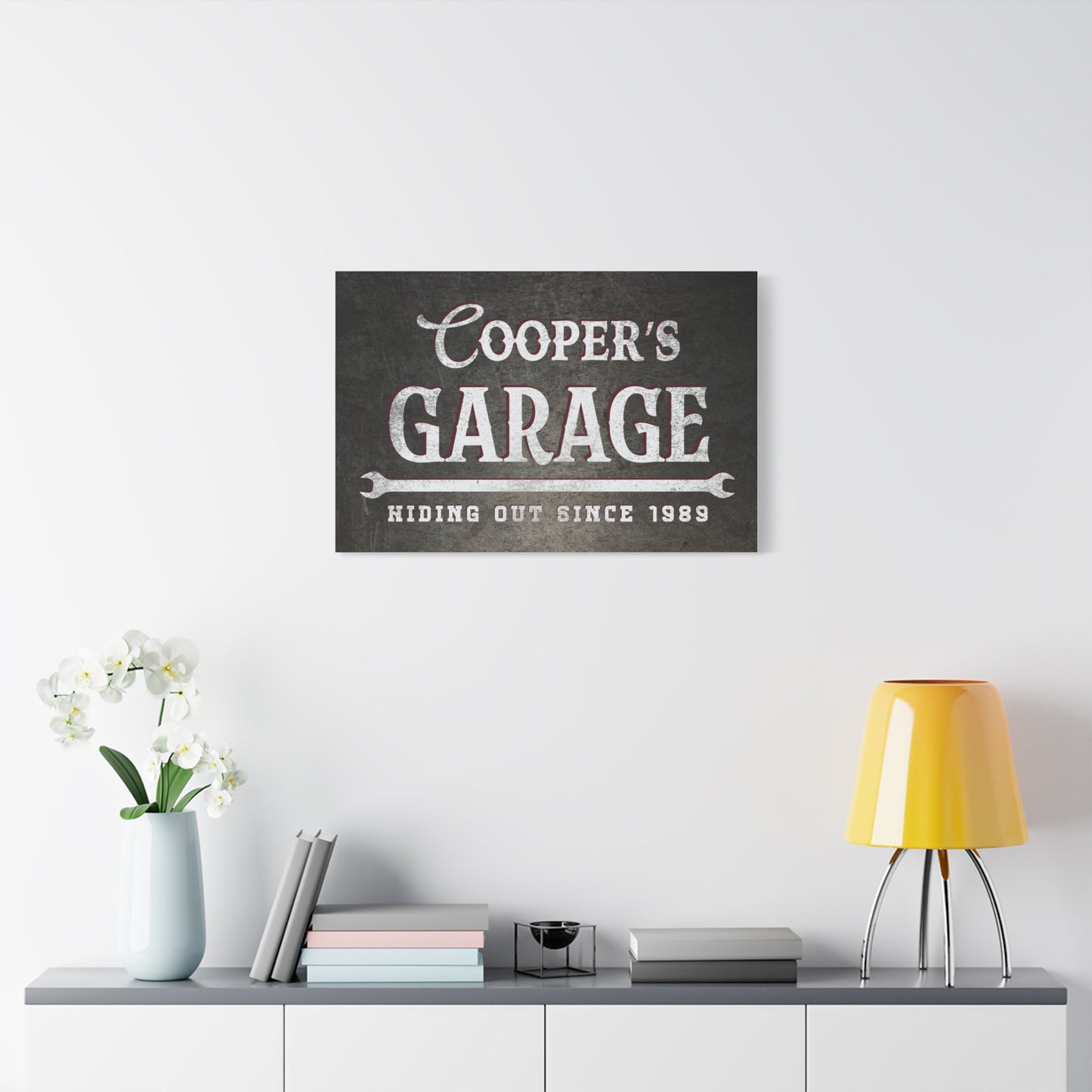 Personalized Vintage Man Cave Sign - Custom Garage Plaque for Dad, Father's Day Gift, Antique 1950s Style Wall Art, Shed Decor, Personalized Workshop Sign, Unique Gifts for Men, Garage & Man Cave Decor