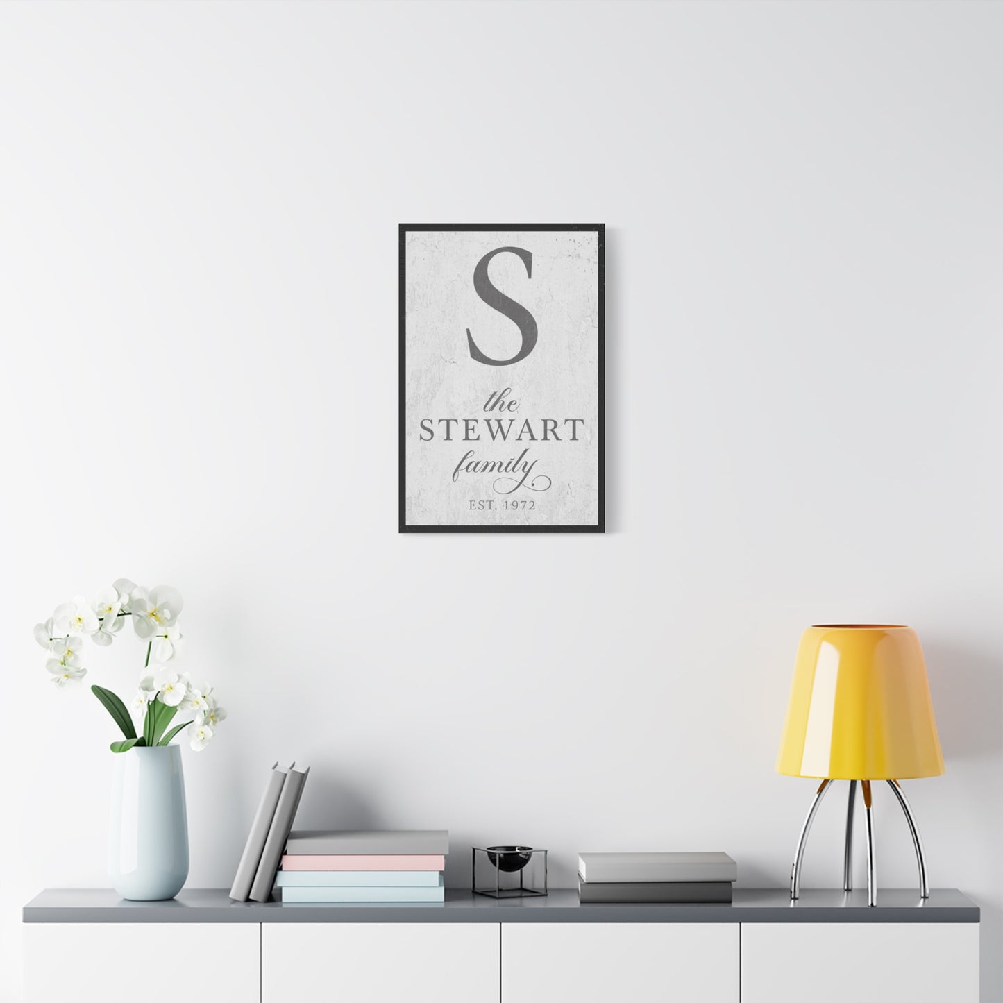 Personalized Monogram Family Last Name Sign - Custom Monogram Family Last Name Sign - Home Decor Gift for Weddings, Anniversaries, Vacation Homes, Pet Lovers