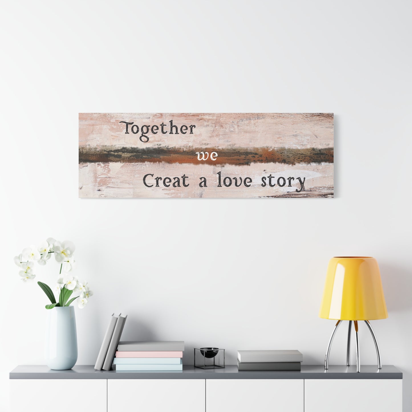 Personalized Master Bedroom Signs - Custom Romantic Rustic Framed Canvas Wall Art for Master Bedroom - Wedding & Anniversary Gift, Over Bed Decor for Spring Home & Farmhouse Bedroom