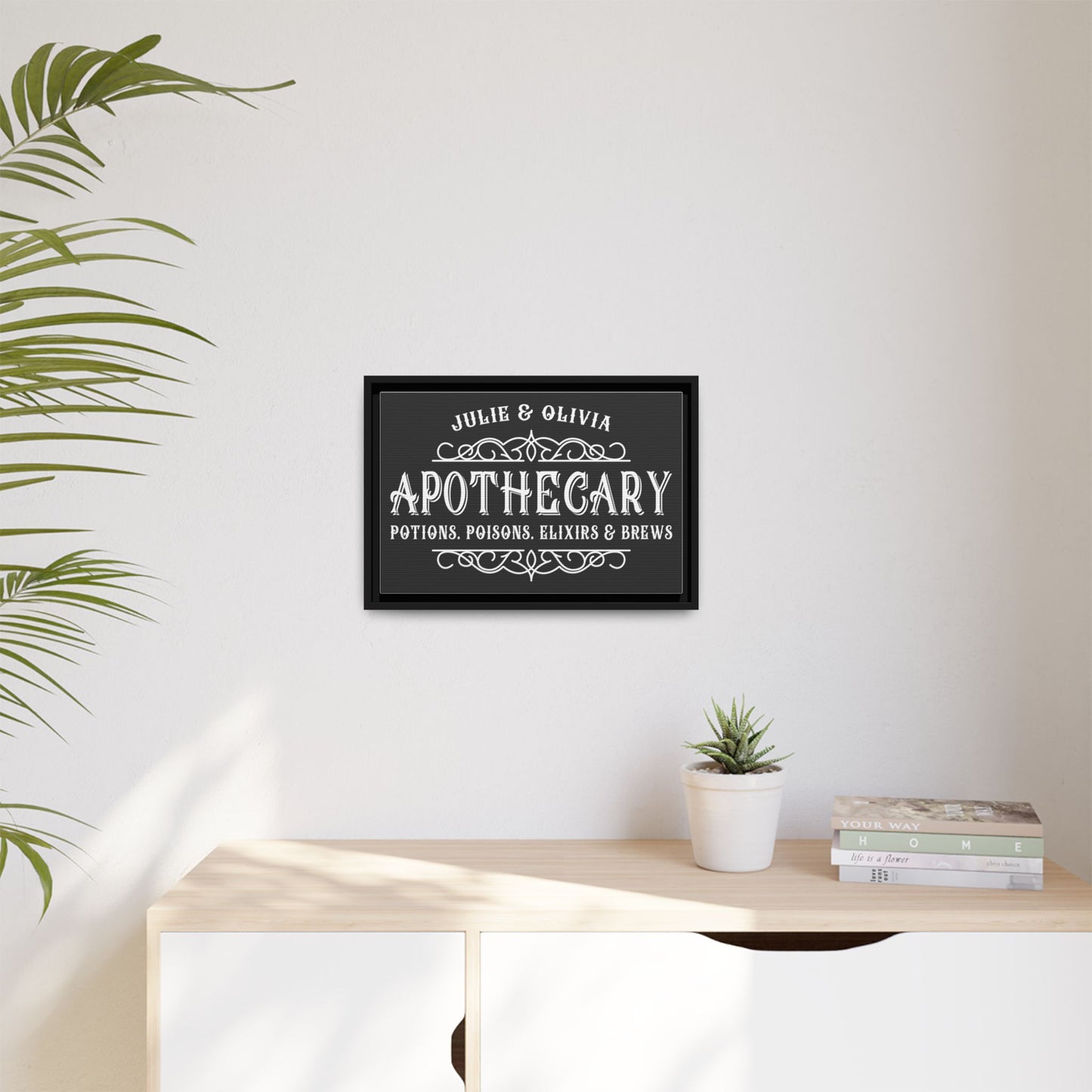Personalized Halloween Apothecary Sign – Vintage Witchy Decor, Potion Clipart, Mystical Brews, Wiccan Wall Art, Gothic Halloween Printables for Cricut, Witchcraft Gifts & Dark Academia Aesthetic
