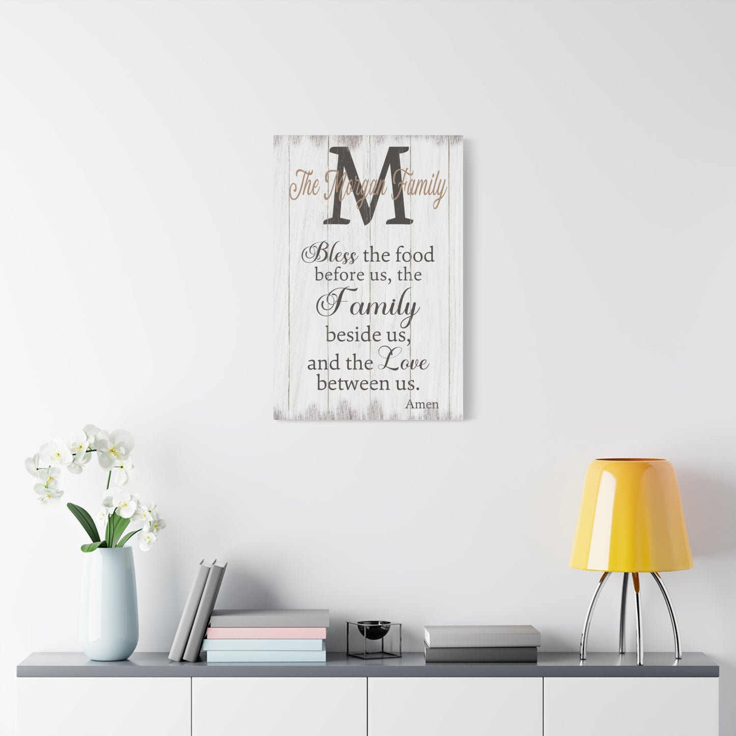 Personalized Dining Room Signs - Custom Dining Room Wall Art, Kitchen Wall Decor, Farmhouse Dining Sign, Wedding Gift, Family Quote Sign, Wooden Framed Home Decor