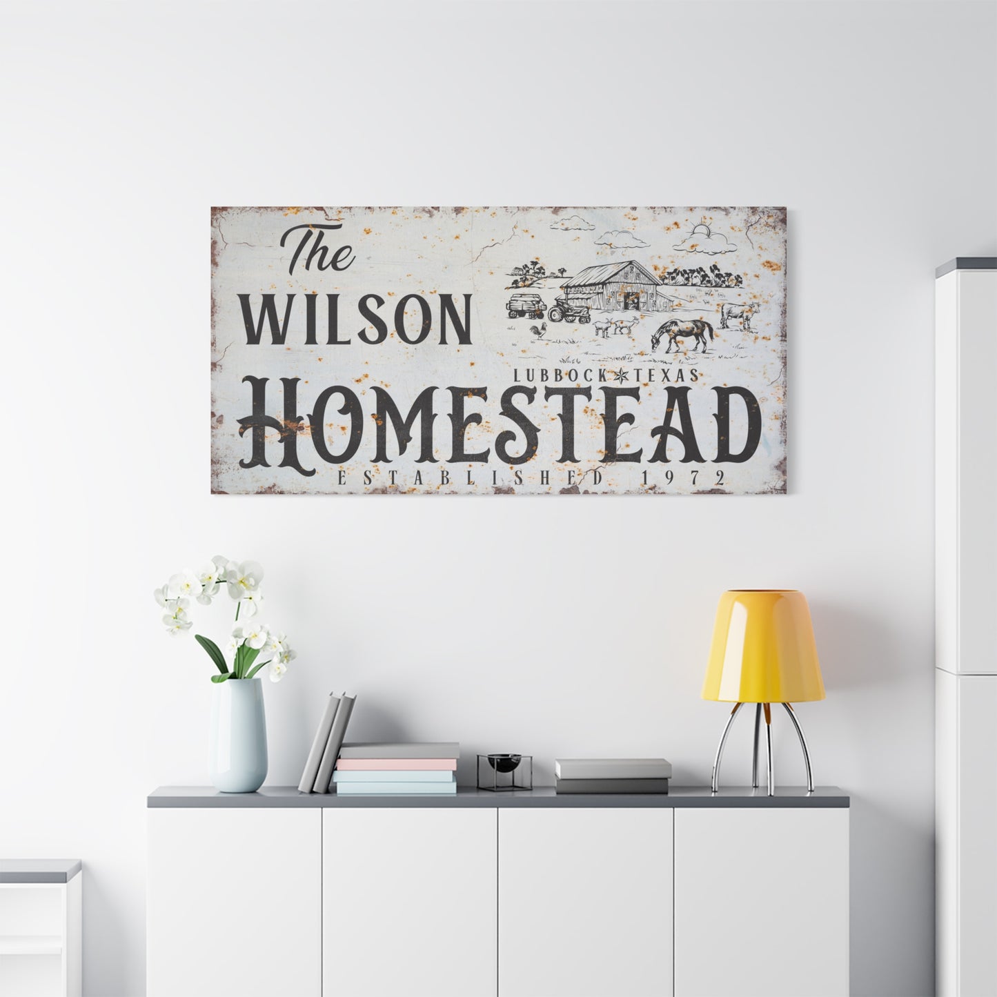 Prsonalized Homestead Signs, Custom Farm Logo, Rustic Homestead Designs, Farm Business Logo, Country Living Canvas
