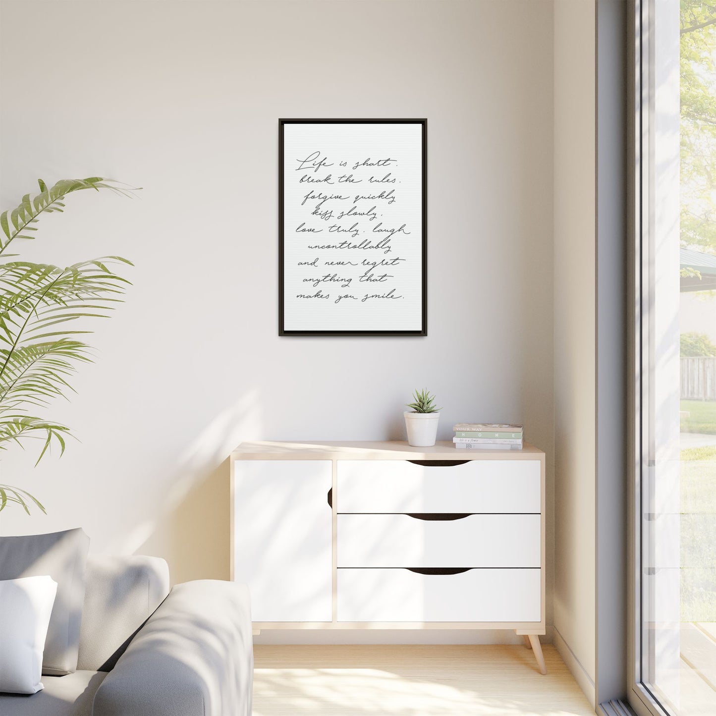 Personalized Bedroom Quote Wall Art | Custom Inspirational & Encouraging Sign for Modern Farmhouse | Minimalist Country Wall Art | Motivational Quotes & Daily Affirmations