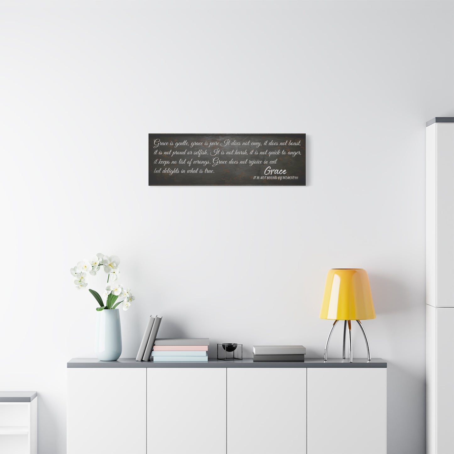 Personalized Bedroom Quote Wall Art | Custom Rustic Christian Bedroom Wall Art | Farmhouse Religious Décor for Living Room, Bedroom, Wedding & Anniversary Gifts | Inspirational Bible Verse Canvas for Couples, Mom, Dad, Grandparents
