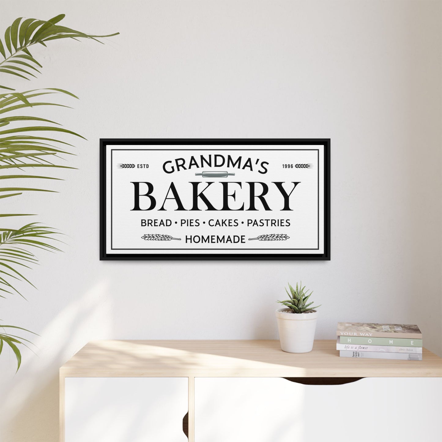 Custom Bakery Sign, Personalized Bakery Shop Sign, Vintage Homemade Bakery Decor, Rustic Wooden Bakery Sign, Baking Queen Gift, Grandma's Bakery Sign, Gifts for Mom and Grandma