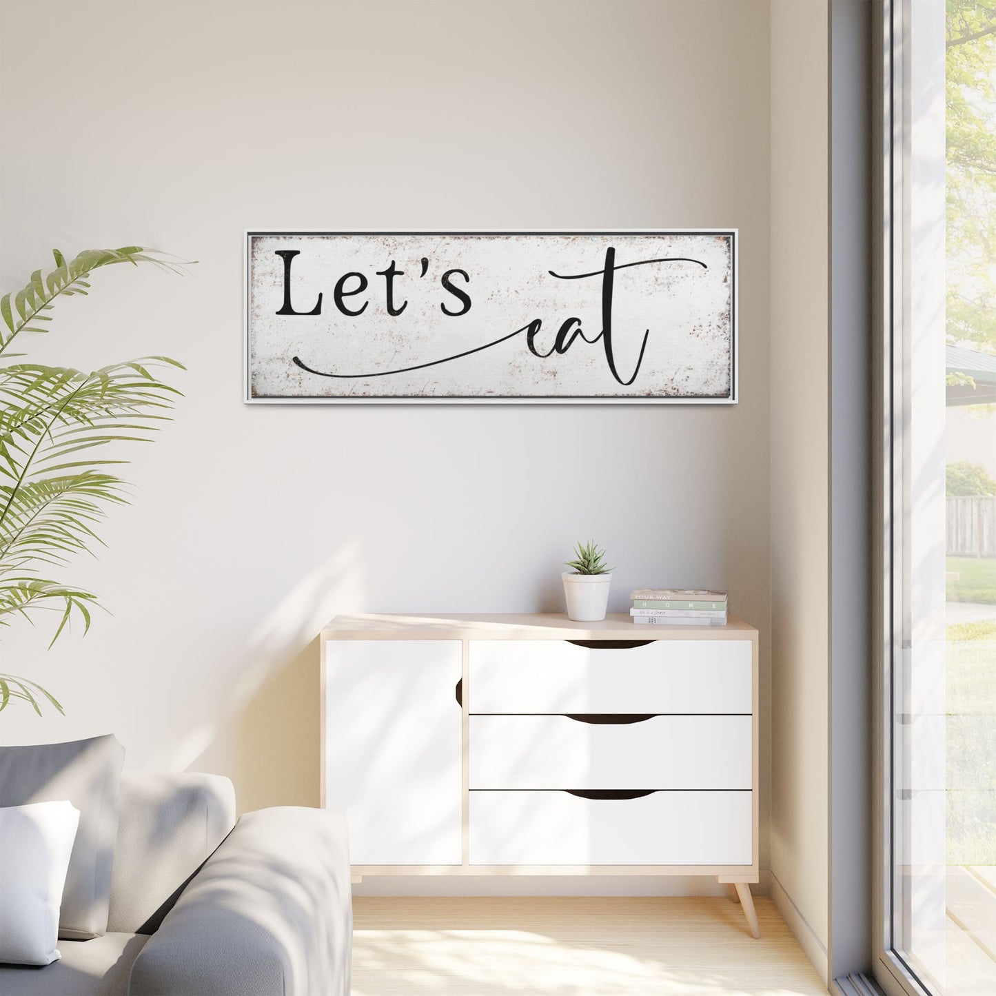 Custom Dining Room Sign | Personalized Dining Room Wall Decor | Inspirational Bible Verse | Dining Wall Art | Housewarming Gift | Christian Quotes