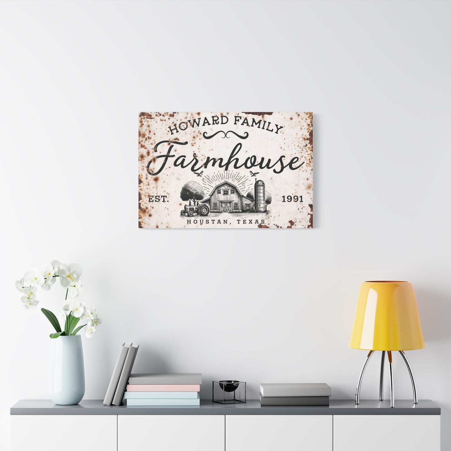 Custom Farmhouse Sign | Rustic Farmhouse Wall Decor | Personalized Homestead Signs, Farmhouse Kitchen Signs, Vintage Style Signs for Farm | Perfect Gifts for Farmers, Weddings, Anniversaries, and Housewarmings