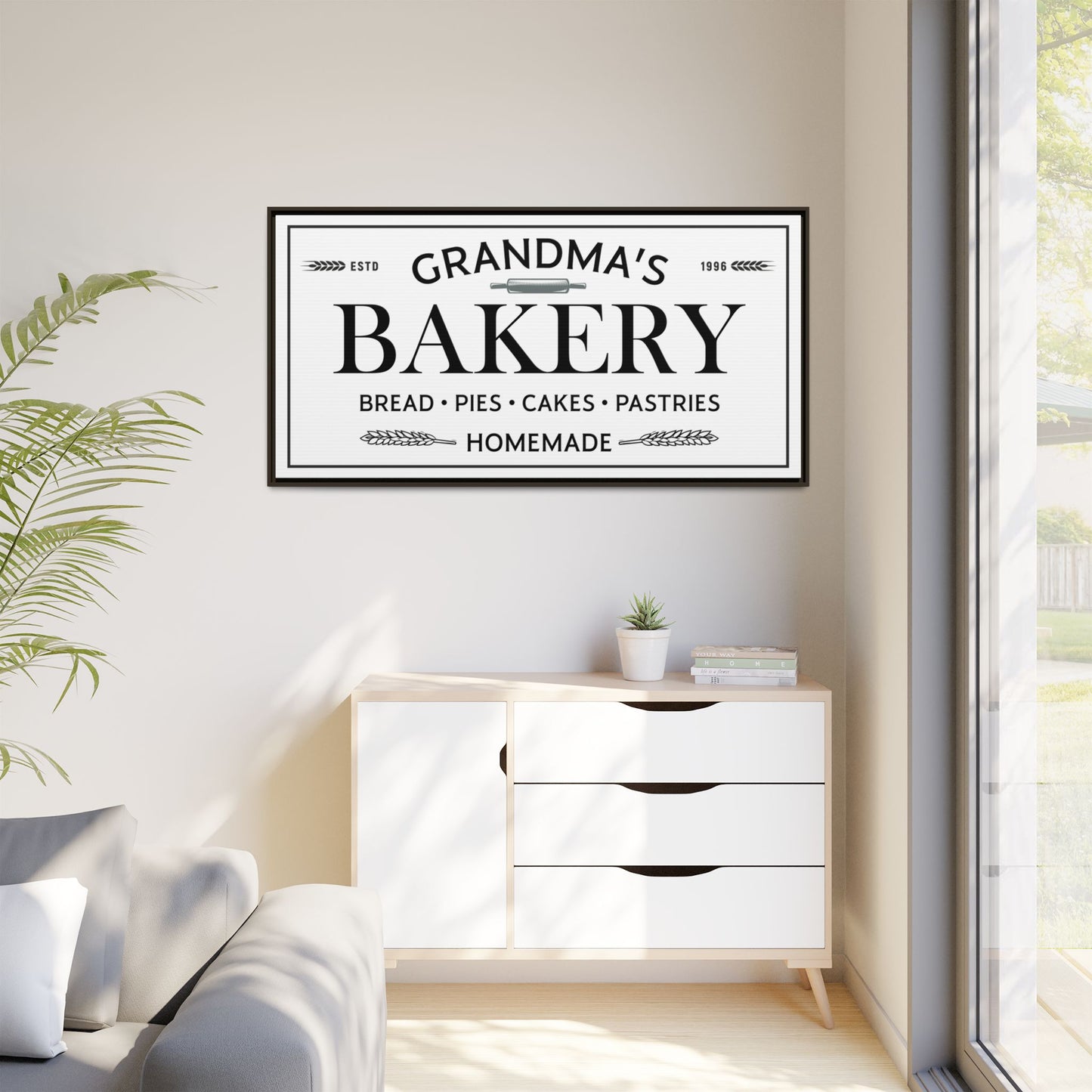Custom Bakery Sign, Personalized Bakery Shop Sign, Vintage Homemade Bakery Decor, Rustic Wooden Bakery Sign, Baking Queen Gift, Grandma's Bakery Sign, Gifts for Mom and Grandma
